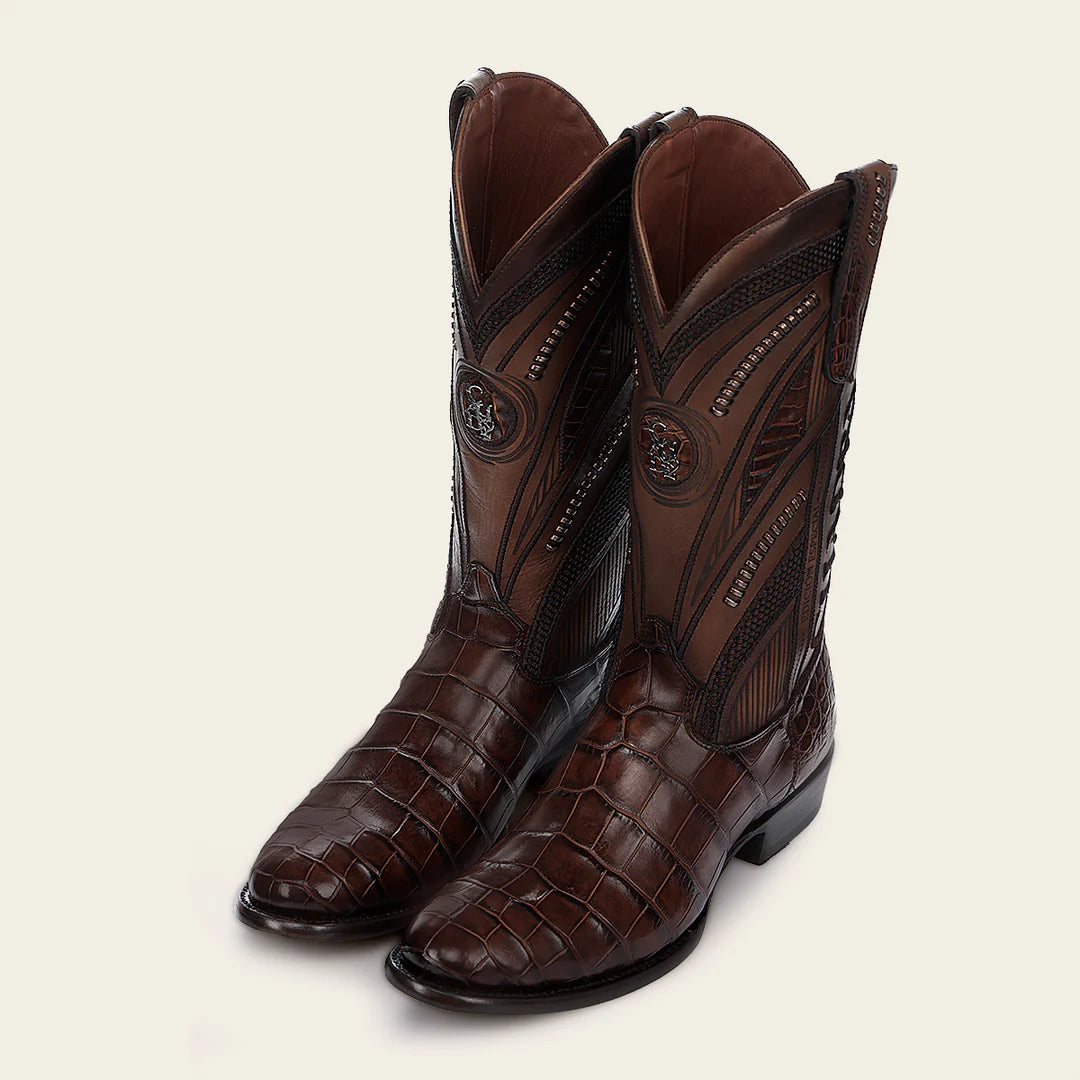 Premium Men's Cuadra Special Edition Honey Dress Cowboy Alligator Leather Boots 2H56AL - Western Fashion for Rodeo, Country Dance & Special Occasions