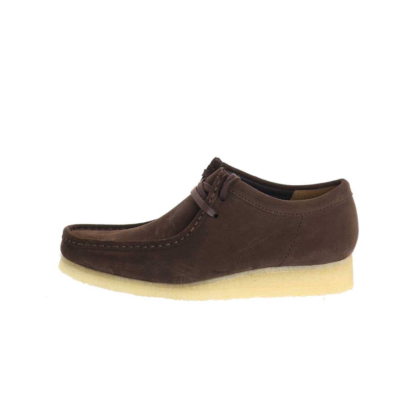 Clarks ORIGINALS Men's Wallabee Suede Dark Brown Casual Shoes Size 9 US - Comfortable Loafers for Work, Travel & Everyday Wear