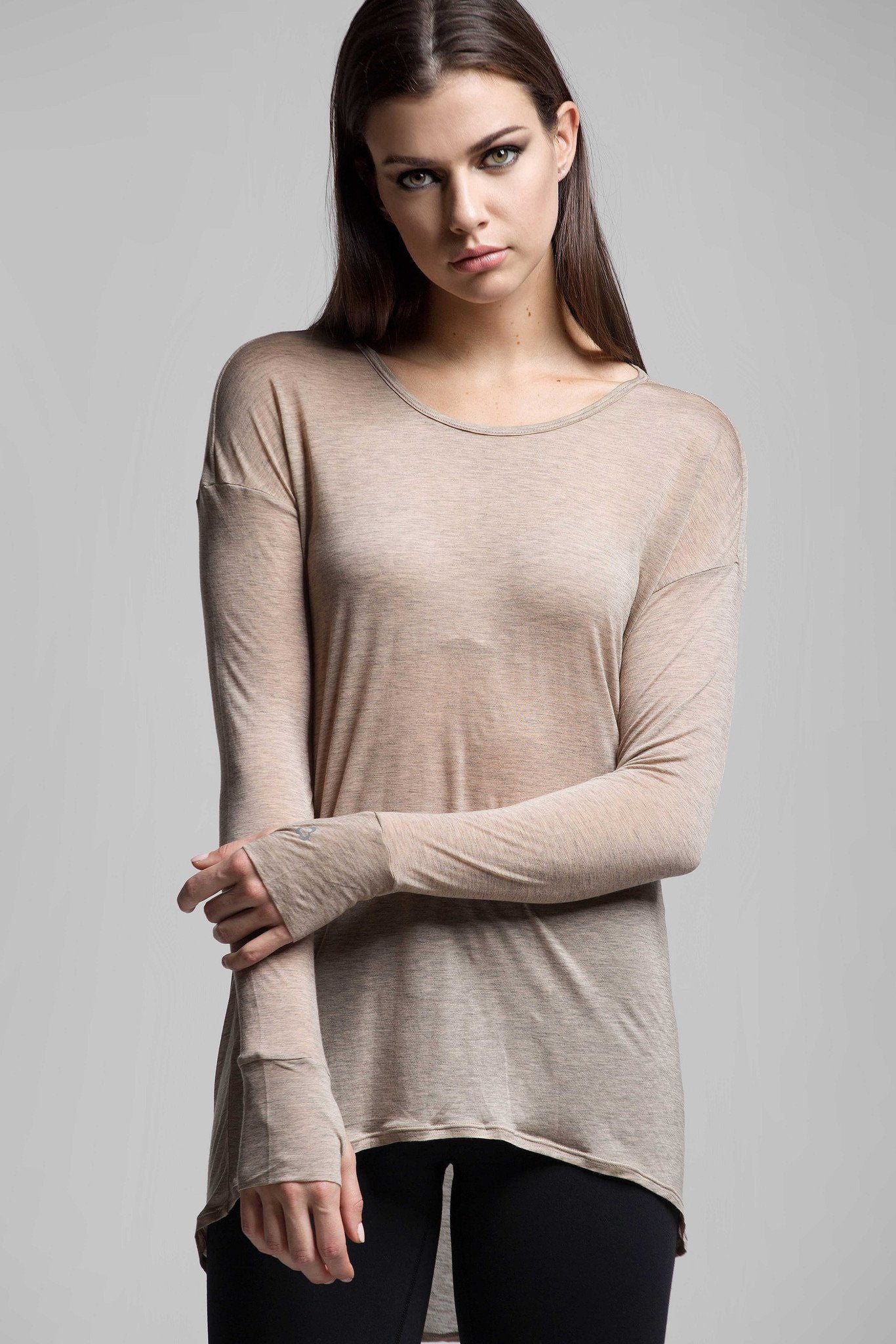 Carmen Open Back Long Sleeve Silk Blouse for Women - Elegant Party & Evening Wear - Perfect for Date Night, Cocktail Parties & Special Occasions