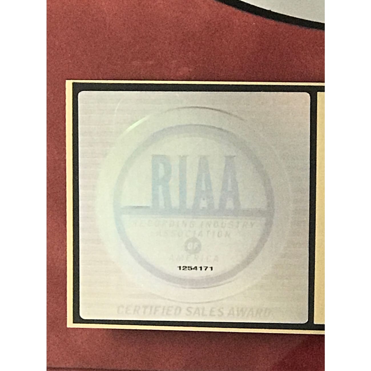 Grammy 2005 Nominees RIAA Gold Album Award Presented to Prince - Rare Collectible Music Memorabilia for Display & Investment