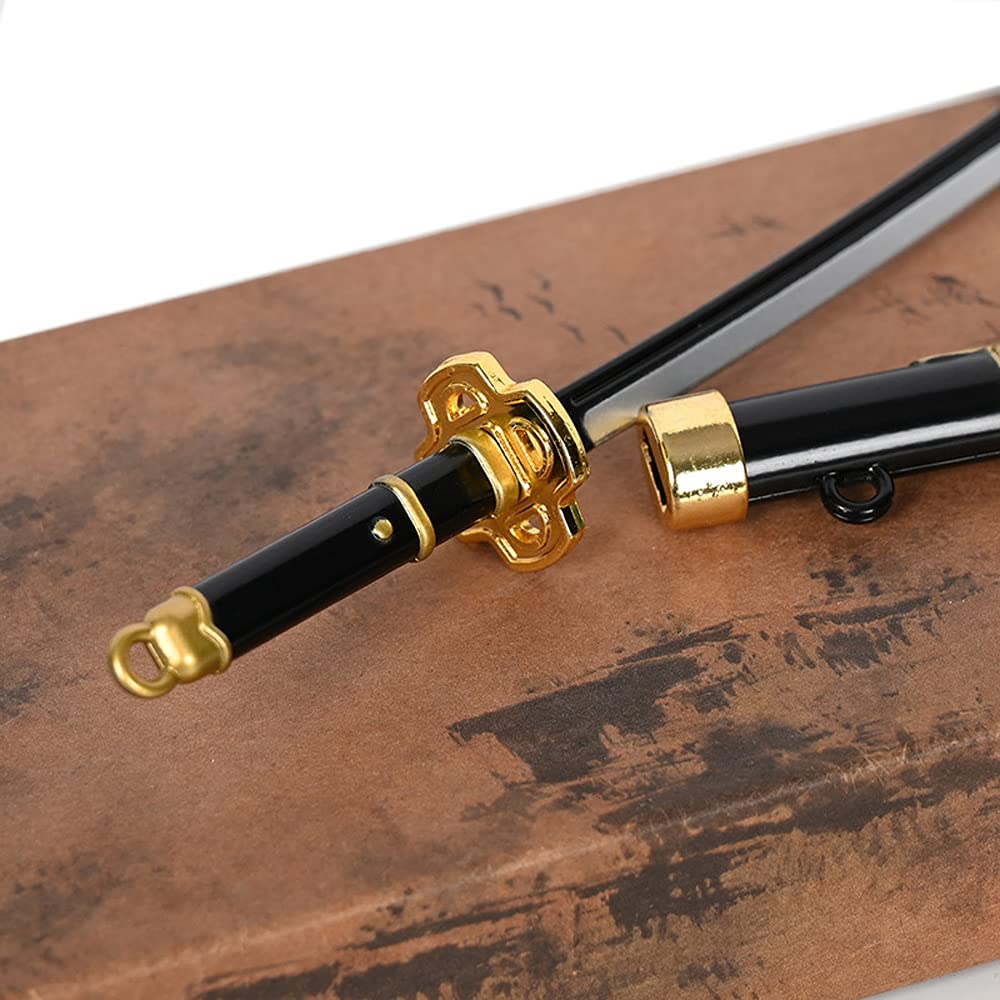 JCvCX 6-in-1 Anime Cosplay Sword Pendant Set - Shusui Mini Katana Keychain Collection with Gift Box | Perfect for Cosplay, Anime Fans & Unique Gifts