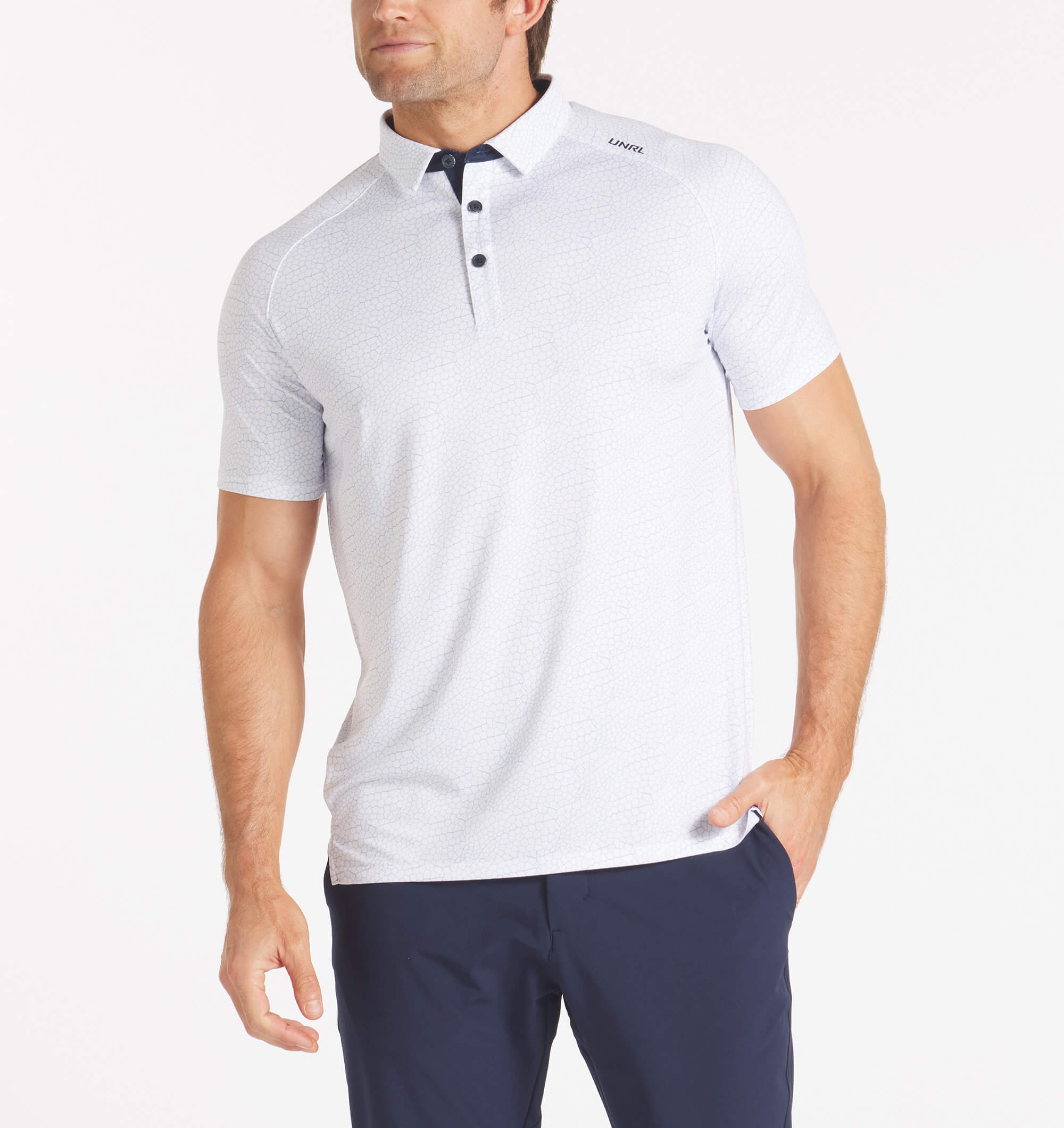 UNRL Cayman Polo Shirt for Men - Premium Performance Golf & Casual Wear - Moisture-Wicking & Breathable Fabric - Perfect for Golf, Office & Outdoor Activities