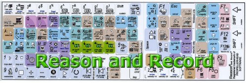 Propellerhead Record & Reason Keyboard Sticker for Music Production