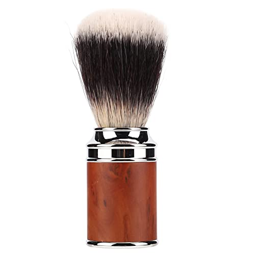 Premium Men's Shaving Brush - Soft Nylon Bristles for Smooth Shaving & Beard Grooming | Professional Face Care Tool for Home & Barber Salon Use | Ideal for Wet Shaving, Lather Creation & Skin Exfoliation