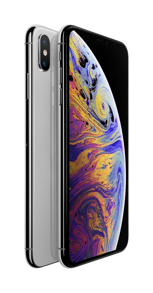 Refurbished Apple iPhone Xs Max 256GB Silver - Unlocked for T-Mobile & GSM Carriers | Premium Smartphone for Work, Travel & Entertainment