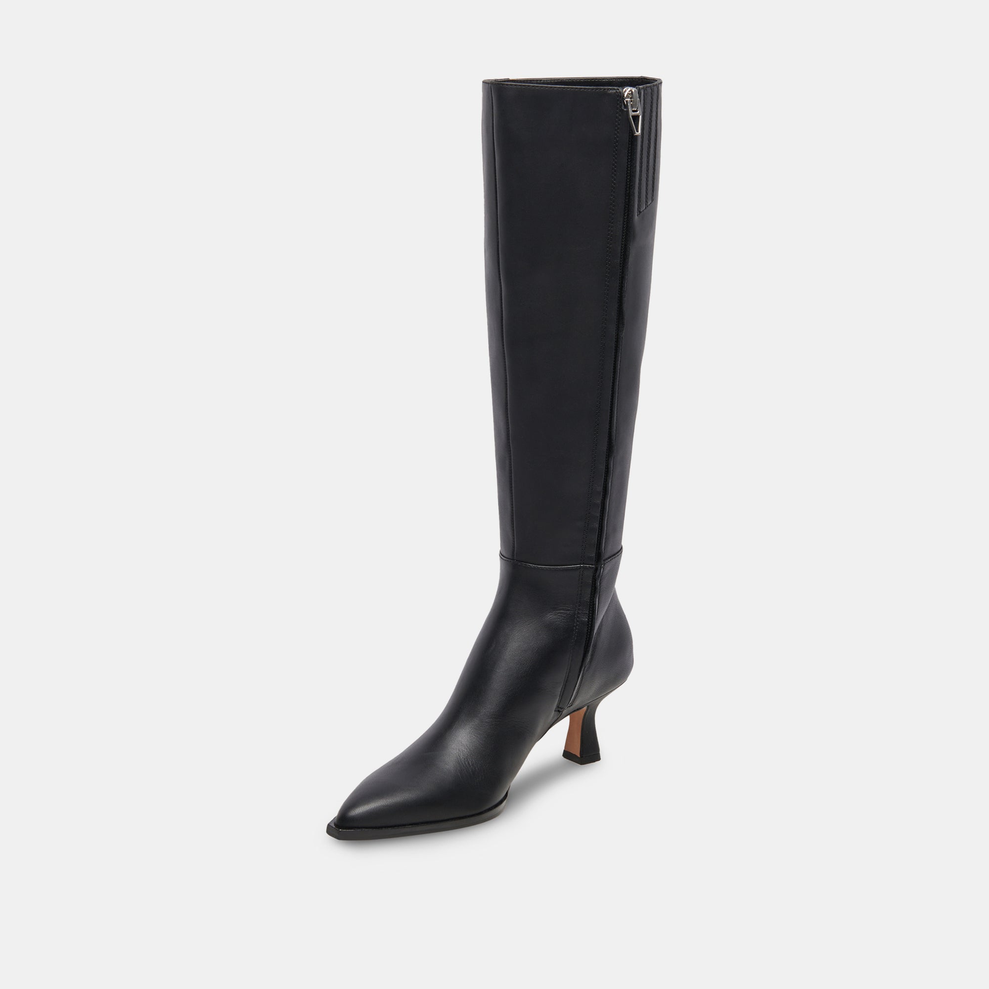 **AUGGIE Wide Calf Boots for Women - Black Leather Ankle Boots for Comfort & Style | Perfect for Work, Casual Wear & Outdoor Activities**
