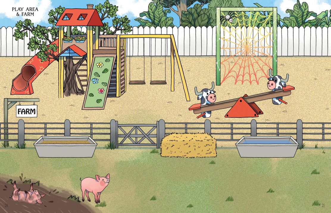 Usborne Garden Centre Sticker Activity Book for Kids - Fun Learning & Creative Play for Preschoolers & Toddlers | Perfect for Travel, Birthday Gifts & Classroom Activities