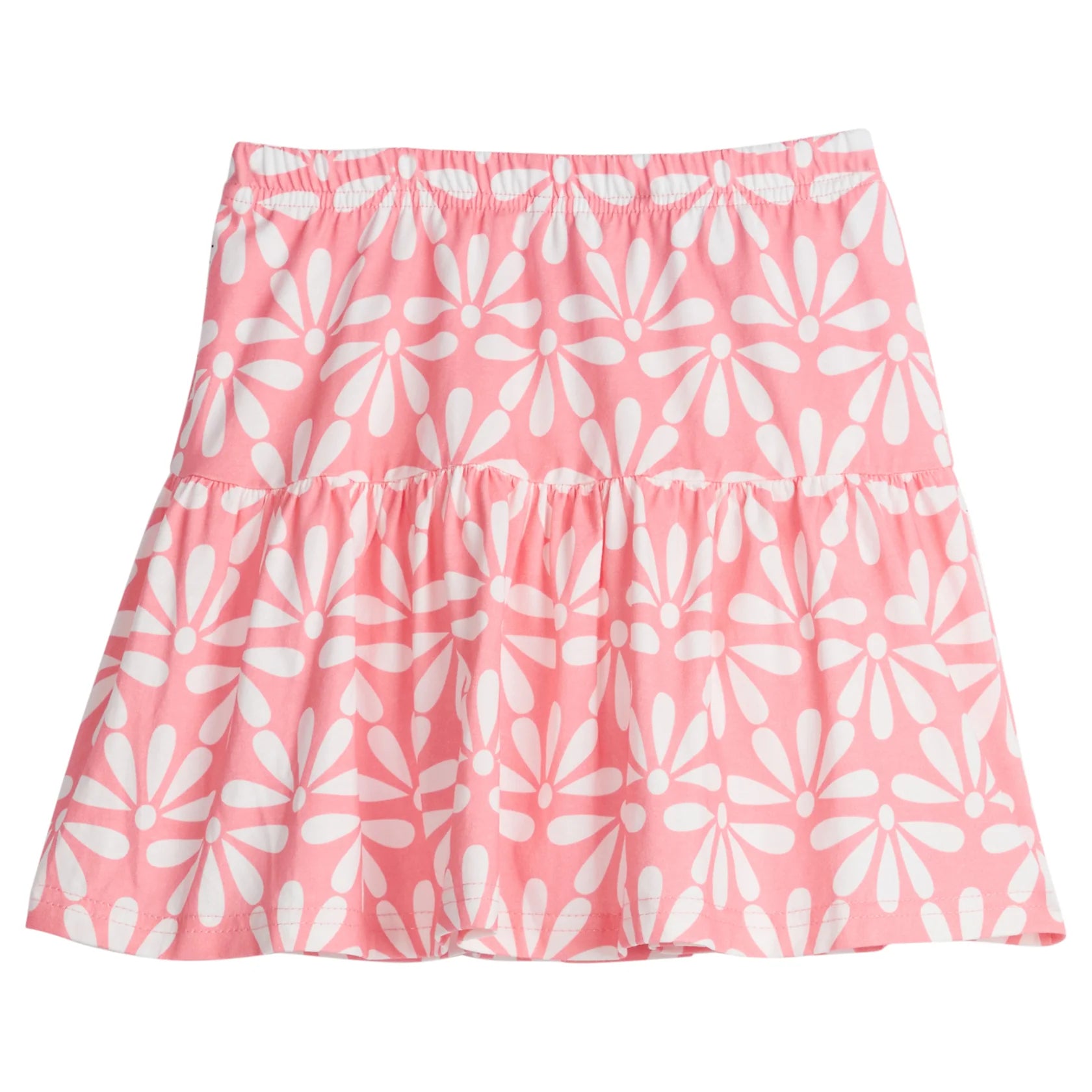 Bisby Sally Skort in Fan Floral Print - Women's Athletic Tennis Skirt with Built-in Shorts for Running, Yoga & Casual Wear