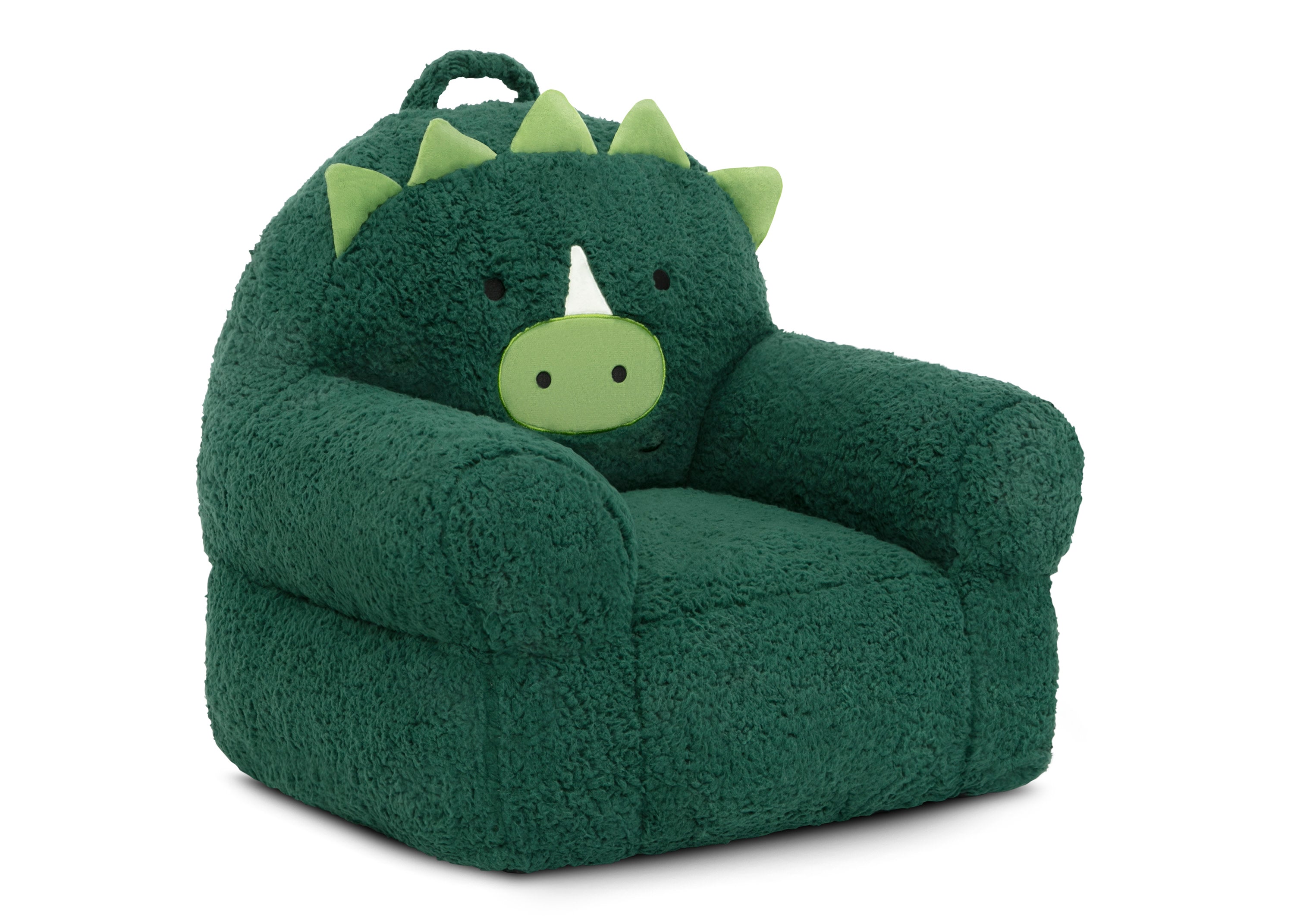 Dinosaur Cozee Buddy Chair - Soft Plush Kids Floor Chair for Reading, Gaming & Relaxing - Perfect for Bedrooms, Playrooms & Classrooms