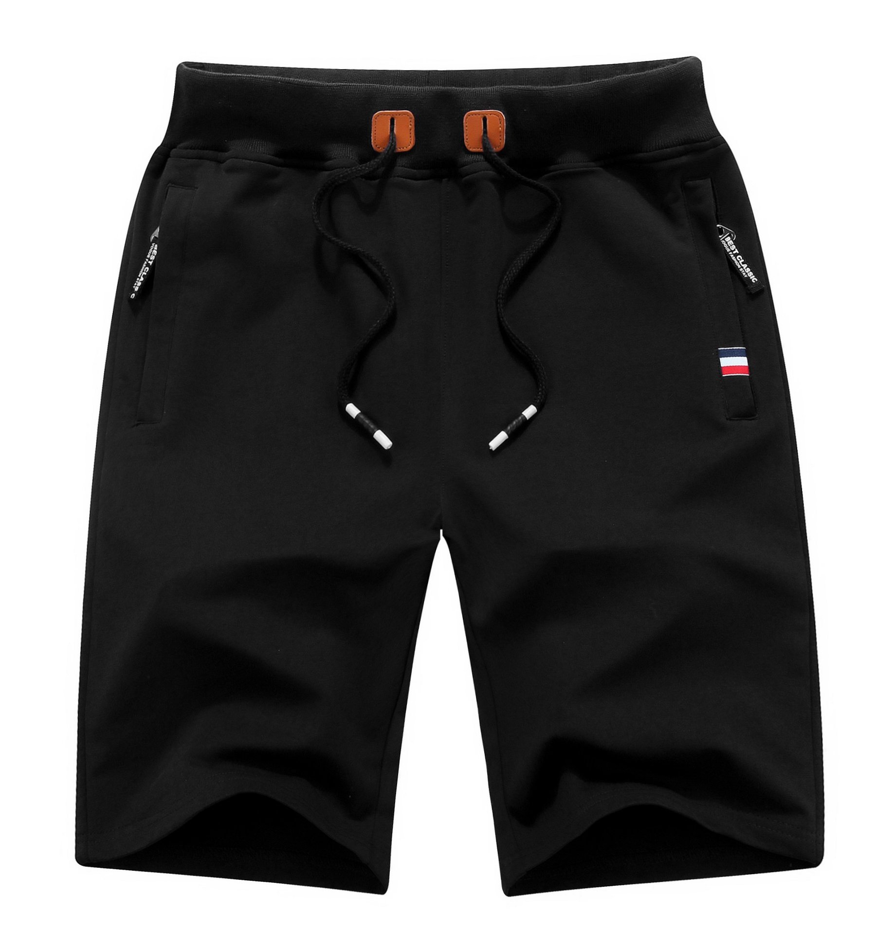 Men's Casual Workout Running Shorts with Zipper Pockets - Lightweight Quick-Dry Gym Joggers for Training, Hiking & Outdoor Activities