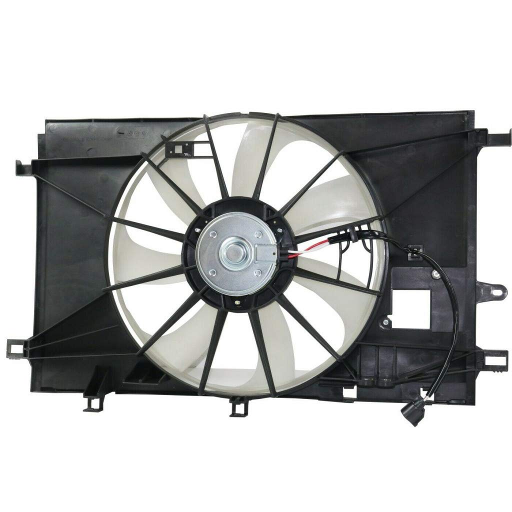 2018-2019 Toyota C-HR Radiator & AC Condenser Cooling Fan Assembly - Replacement for TO3115199 | 16363-0T210 - Perfect for Summer Driving & Overheating Prevention
