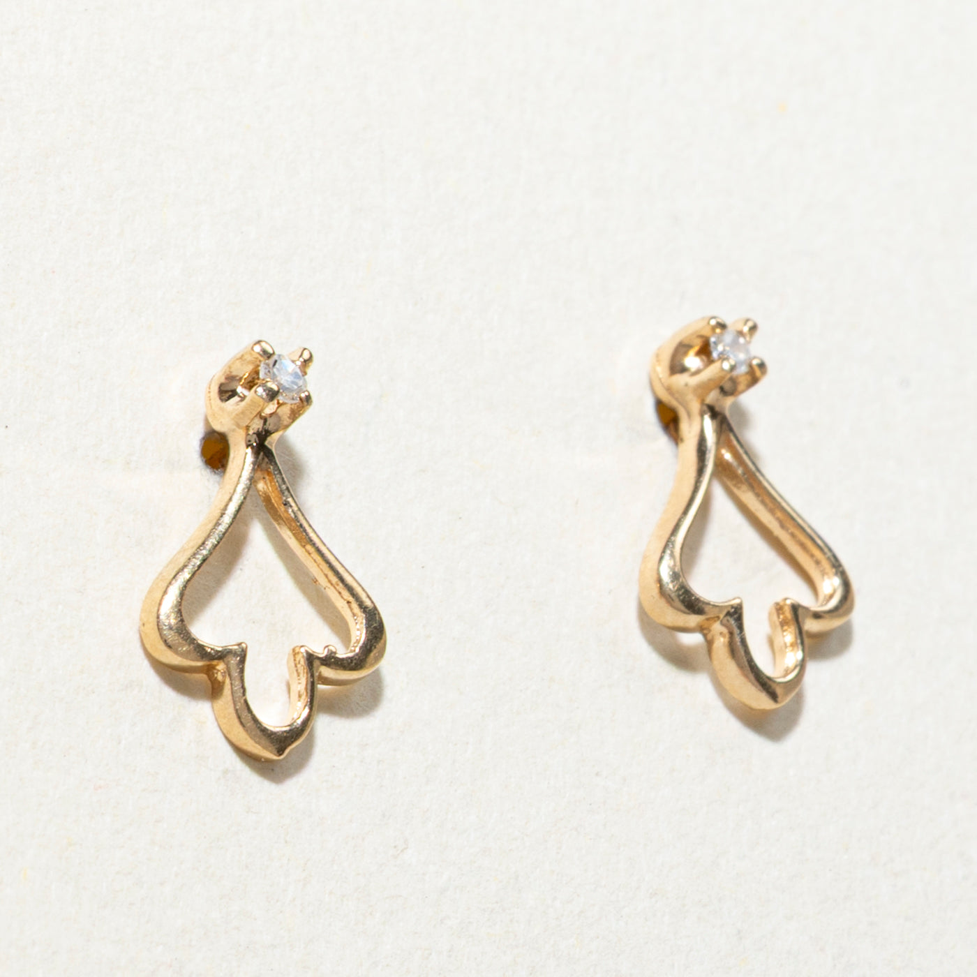 14K Gold Diamond Stud Earrings for Women - 0.02ct Round Cut Real Diamond Earrings | Perfect for Everyday Wear, Anniversary Gifts & Special Occasions