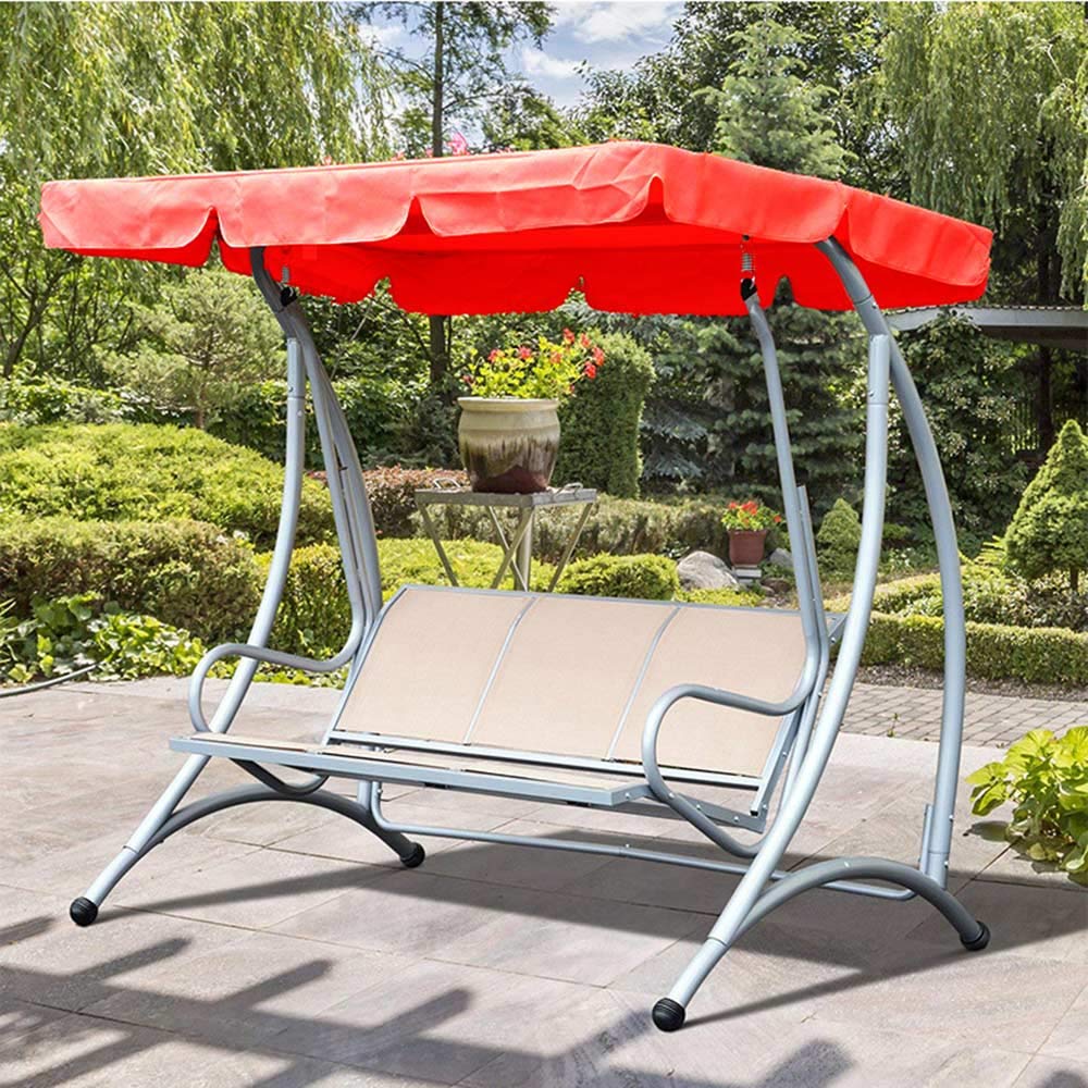 Waterproof Solid Swing Tent Gazebo Canopy - Outdoor Rainproof Shade Shelter for Garden, Patio, and Backyard - Perfect for Summer BBQs, Picnics, and Relaxing Outdoors