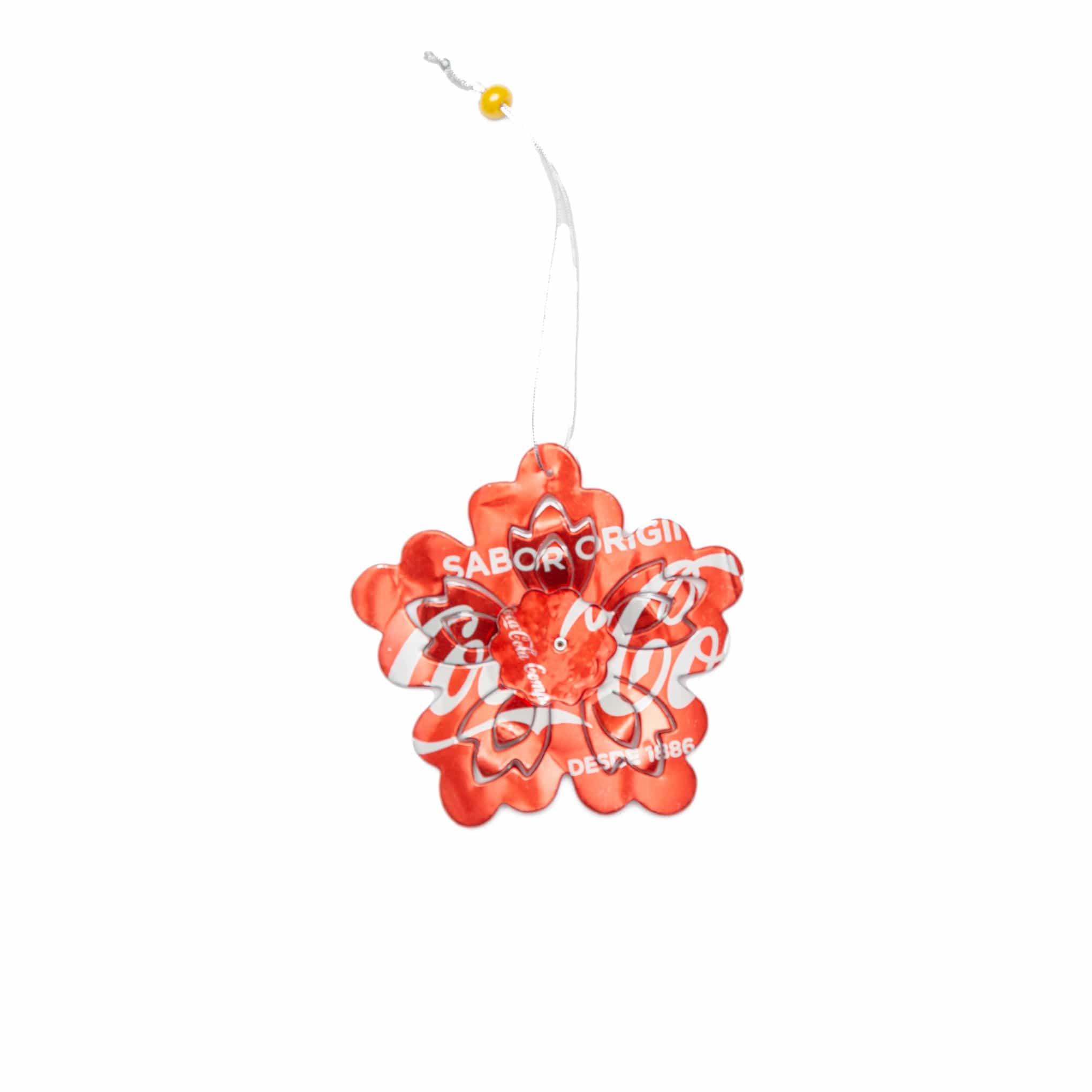 Eco-Friendly Recycled 3D Flower Ornaments for Christmas Tree, Home & Holiday Decor - Sustainable Handmade Wall Hanging for Festive Season