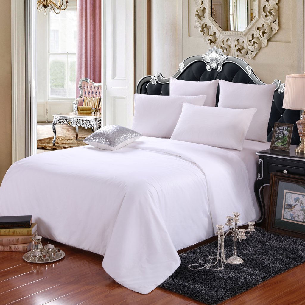 LEAFELL 100% Pure Long Grade Mulberry Silk Comforter - Full Size Winter Duvet with Breathable Lightweight Design | Perfect for Cold Weather Bedding & Luxury Sleep Comfort