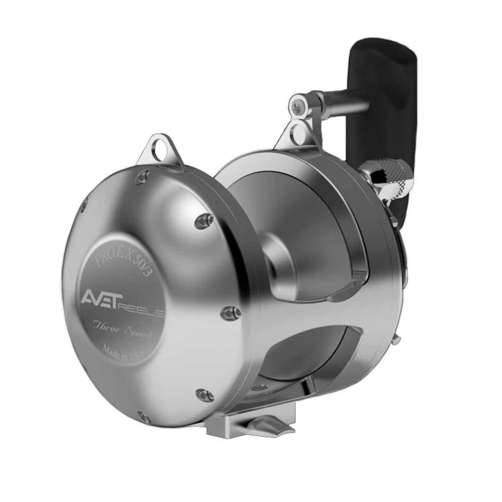 Avet Pro EX 50/3 Three Speed Fishing Reel - Saltwater Offshore Big Game Fishing Reel for Tuna, Marlin & Swordfish - Heavy Duty Deep Sea Fishing Gear