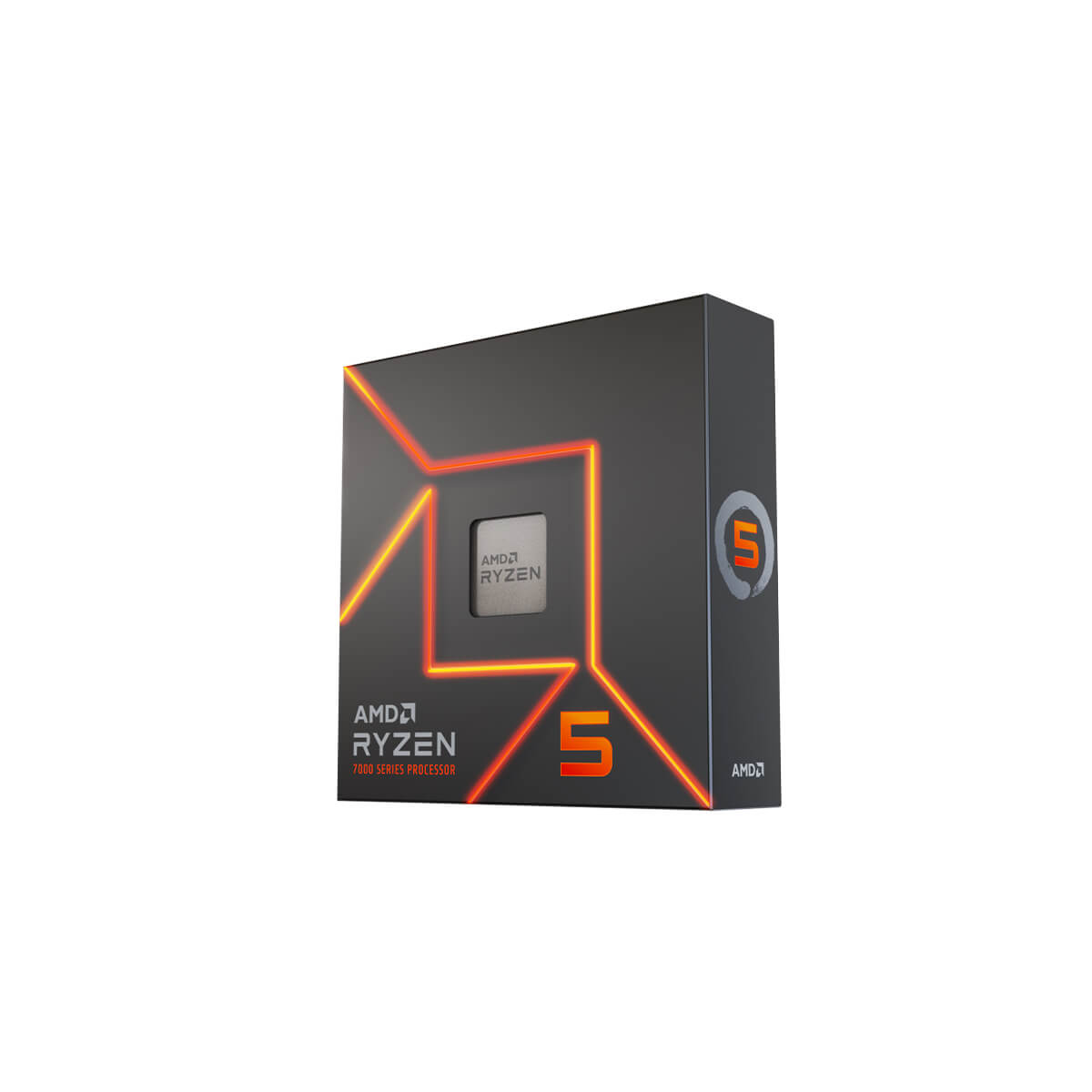 AMD Ryzen 5 7600X 6-Core 12-Thread Desktop Processor 4.7GHz - Best for Gaming, Streaming & Content Creation - Perfect for PC Builders & Enthusiasts