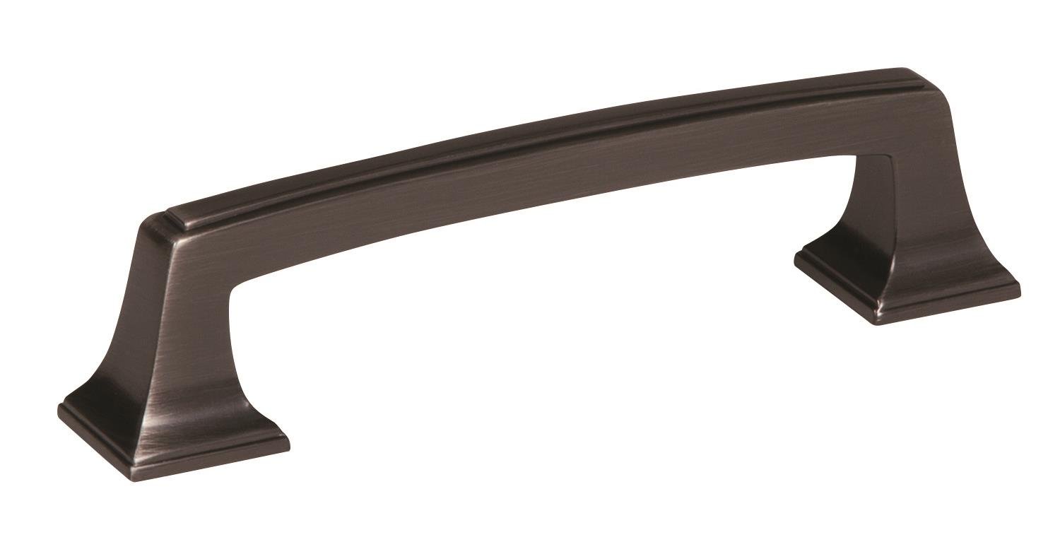 Amerock Mulholland 3-3/4 inch (96mm) Center to Center Gunmetal Cabinet Pulls - 1 Pack of Premium Drawer Handles for Kitchen Cabinets, Dressers & Bathroom Vanities