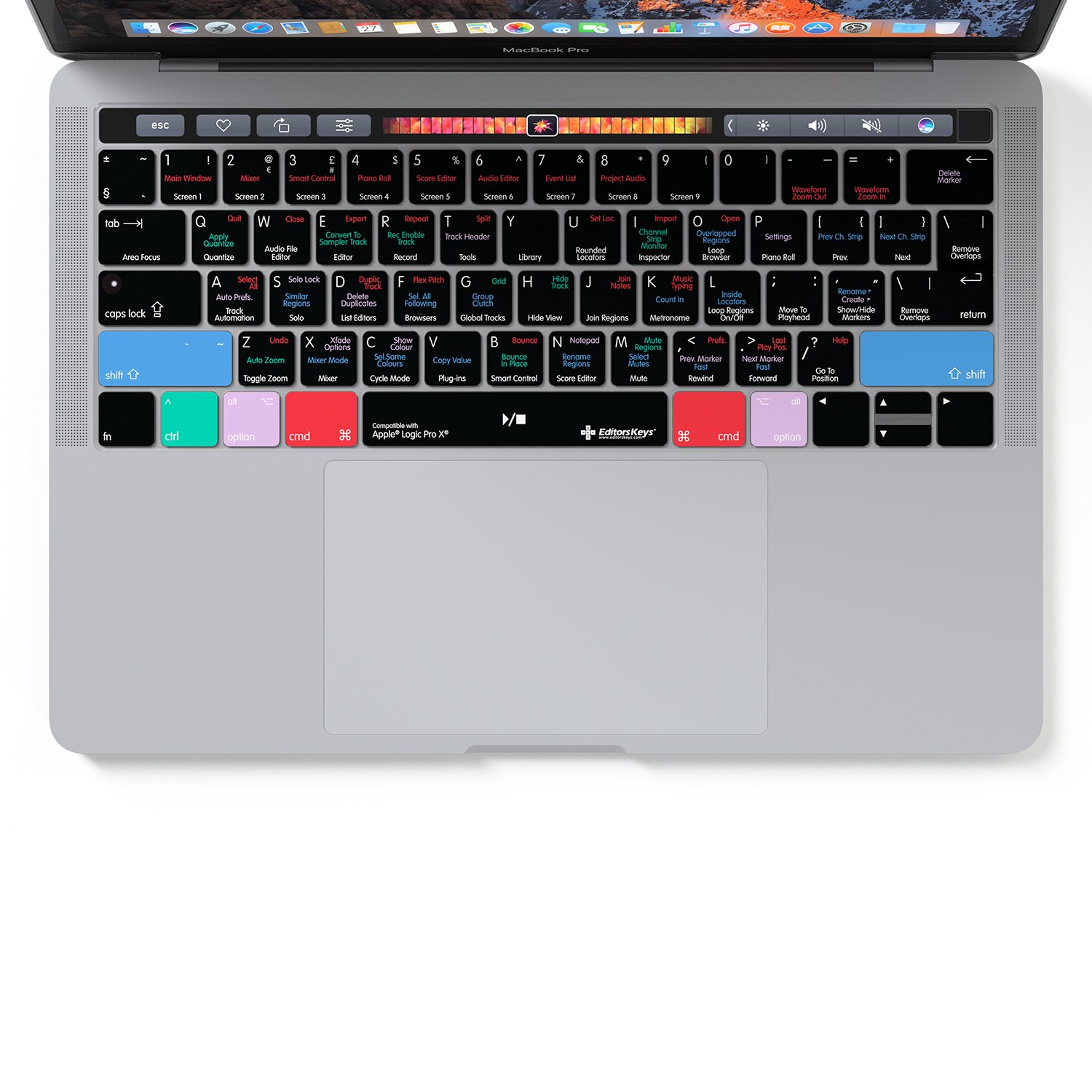 Logic Pro Keyboard Cover for MacBook Pro 13