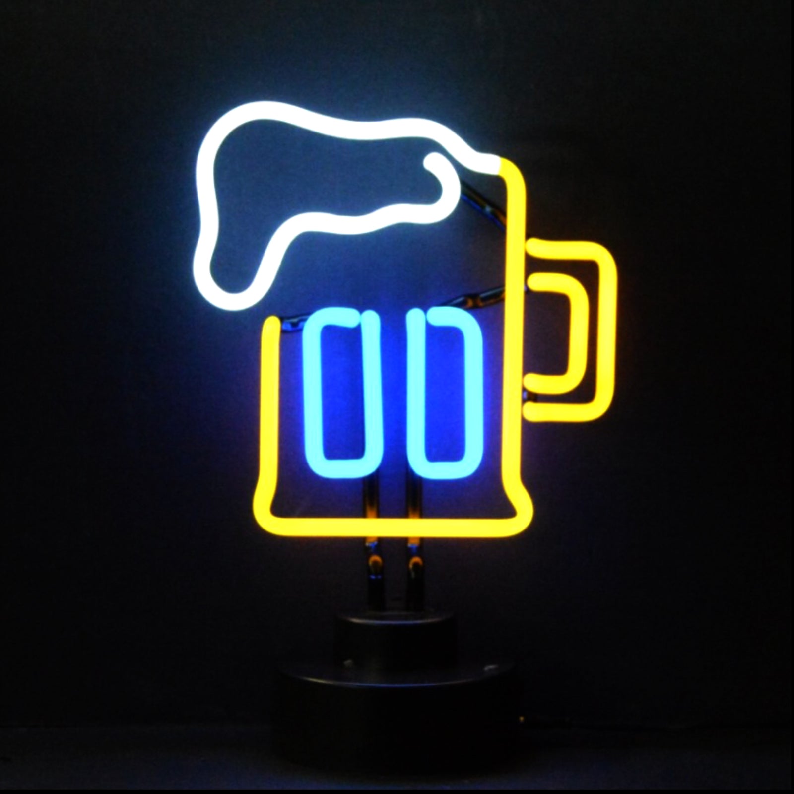 Vintage Beer Mug Neon Sign - Retro Bar Decor for Home, Pub & Man Cave - Perfect for Parties & Game Nights