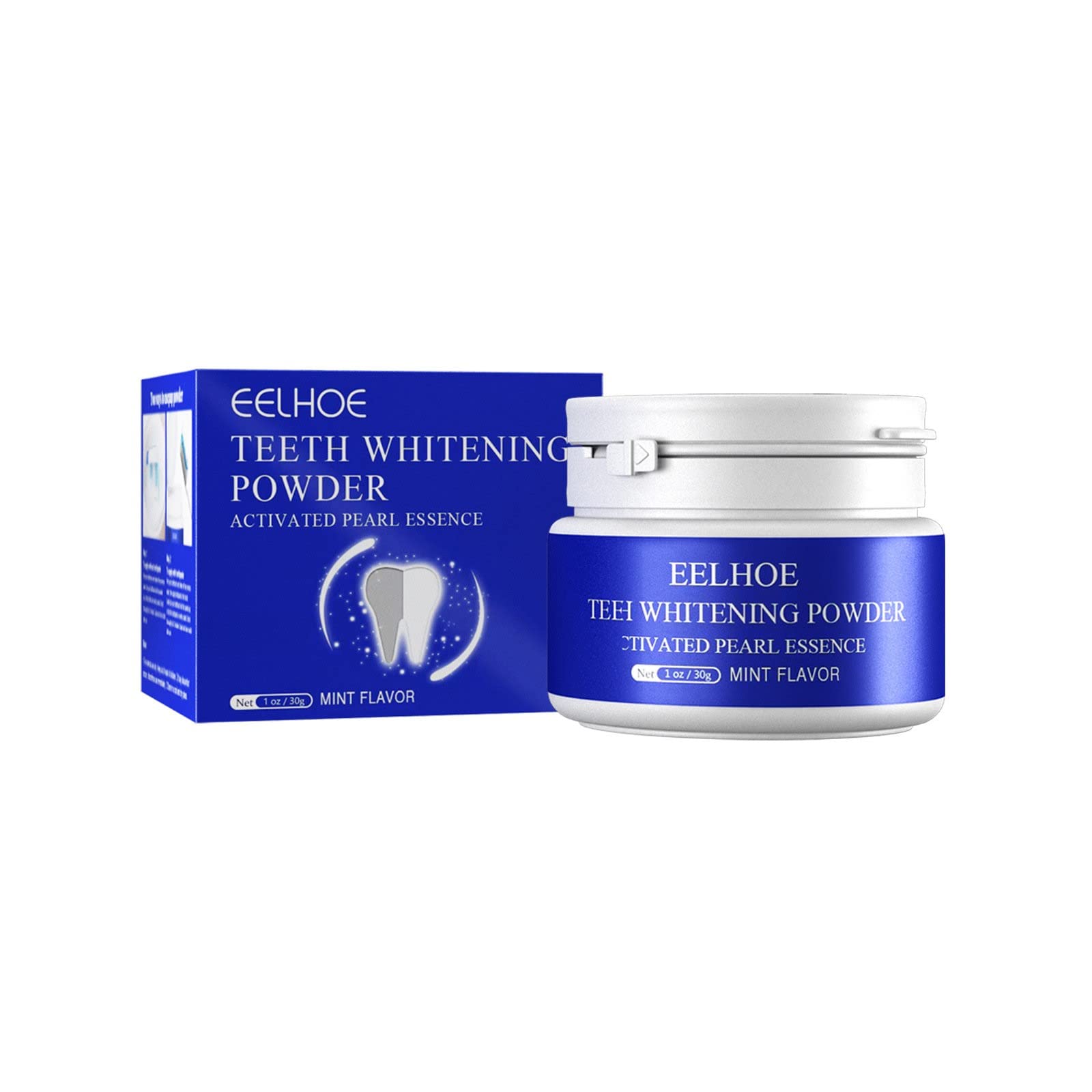Advanced Whitening Toothpaste & Cleaning Powder - Travel Size for Fresh Breath & Stain Removal | Perfect for Travel, Daily Oral Care & Teeth Whitening