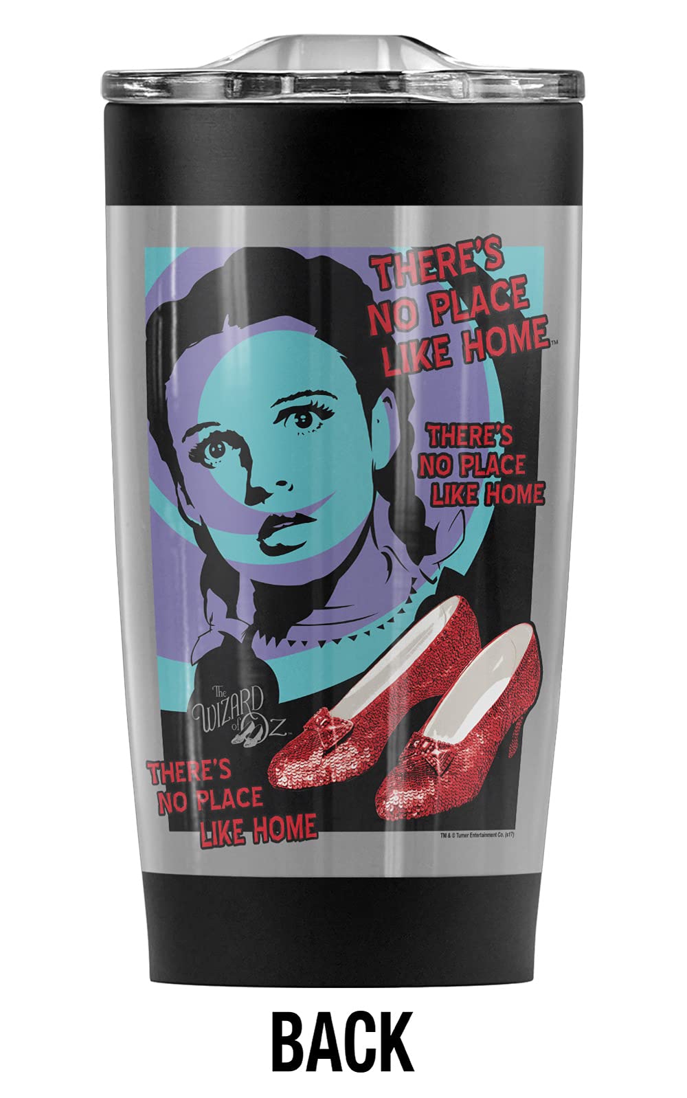 The Wizard of Oz Stainless Steel Tumbler 20oz - Double Wall Vacuum Insulated Travel Mug with Leakproof Sliding Lid - Keeps Coffee Hot & Drinks Cold for Hours - Perfect for Office, Commuting & Outdoor Adventures