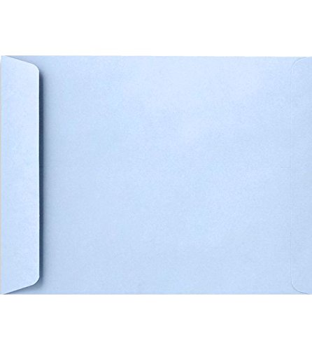 LUXPaper 9 x 12 Open End Peel & Press Envelopes - 80lb Text Weight, Baby Blue (Pack of 1,000) | Perfect for Wedding Invitations, Business Mailings & Greeting Cards