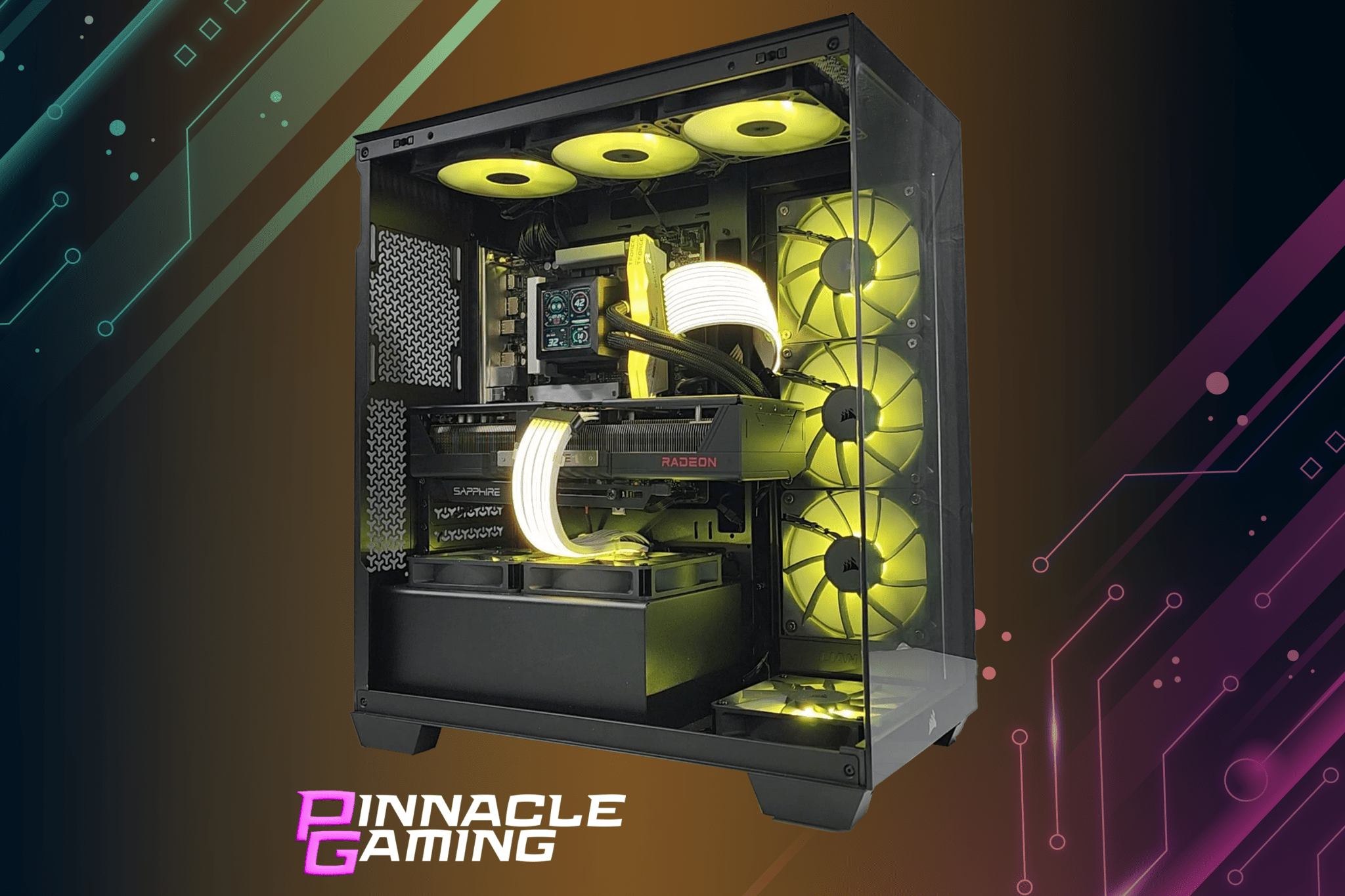 Custom Gaming Desktop PC - Intel Core Ultra 9, RTX 5070 Ti, 1TB SSD, 64GB DDR5, WiFi 6 - High Performance Computer for Gaming, Streaming & Content Creation