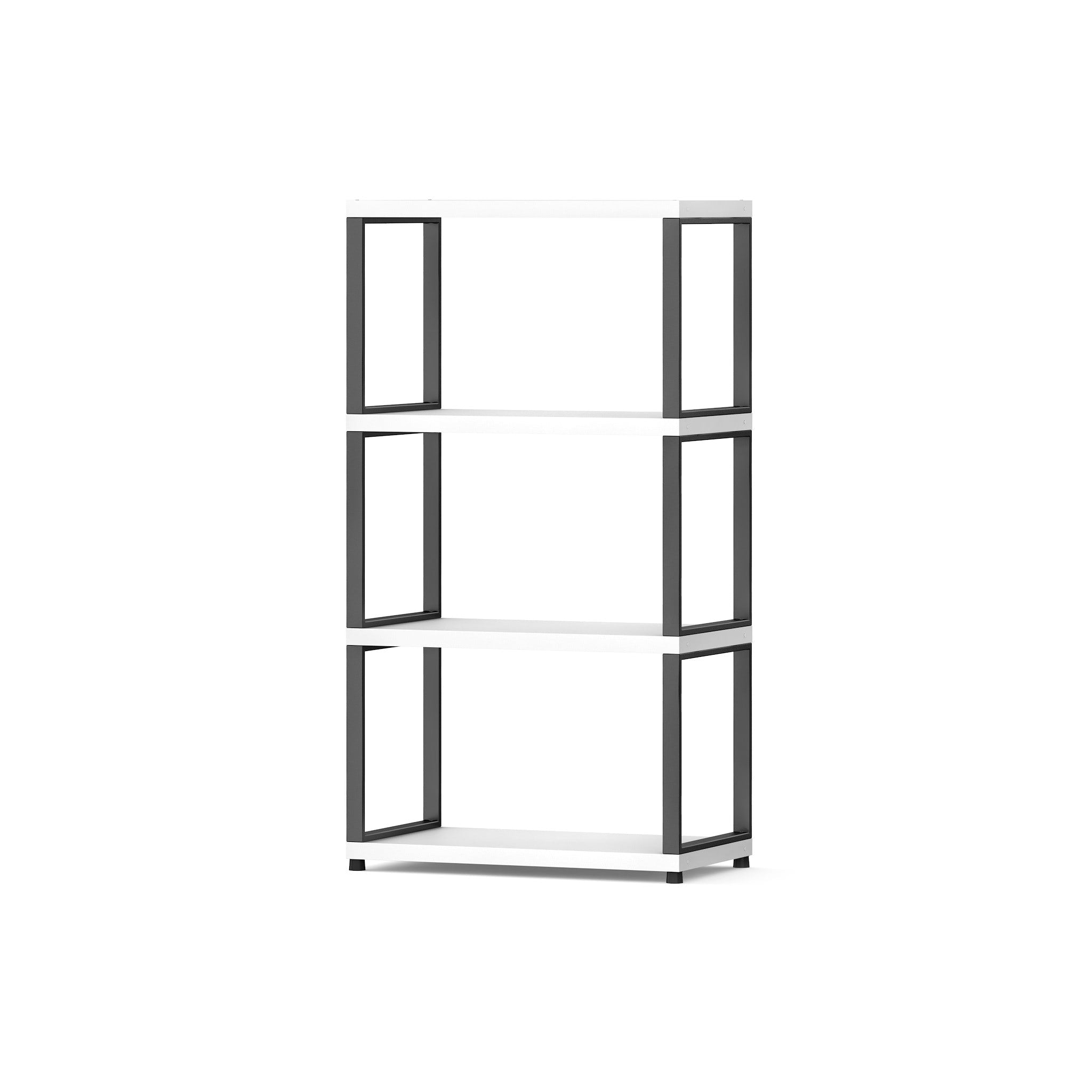 MAXX Modern 3-Tier Wooden Shelving Unit - Stylish Storage Shelf for Living Room, Bedroom & Office - Perfect for Books, Decor & Organizing Small Spaces