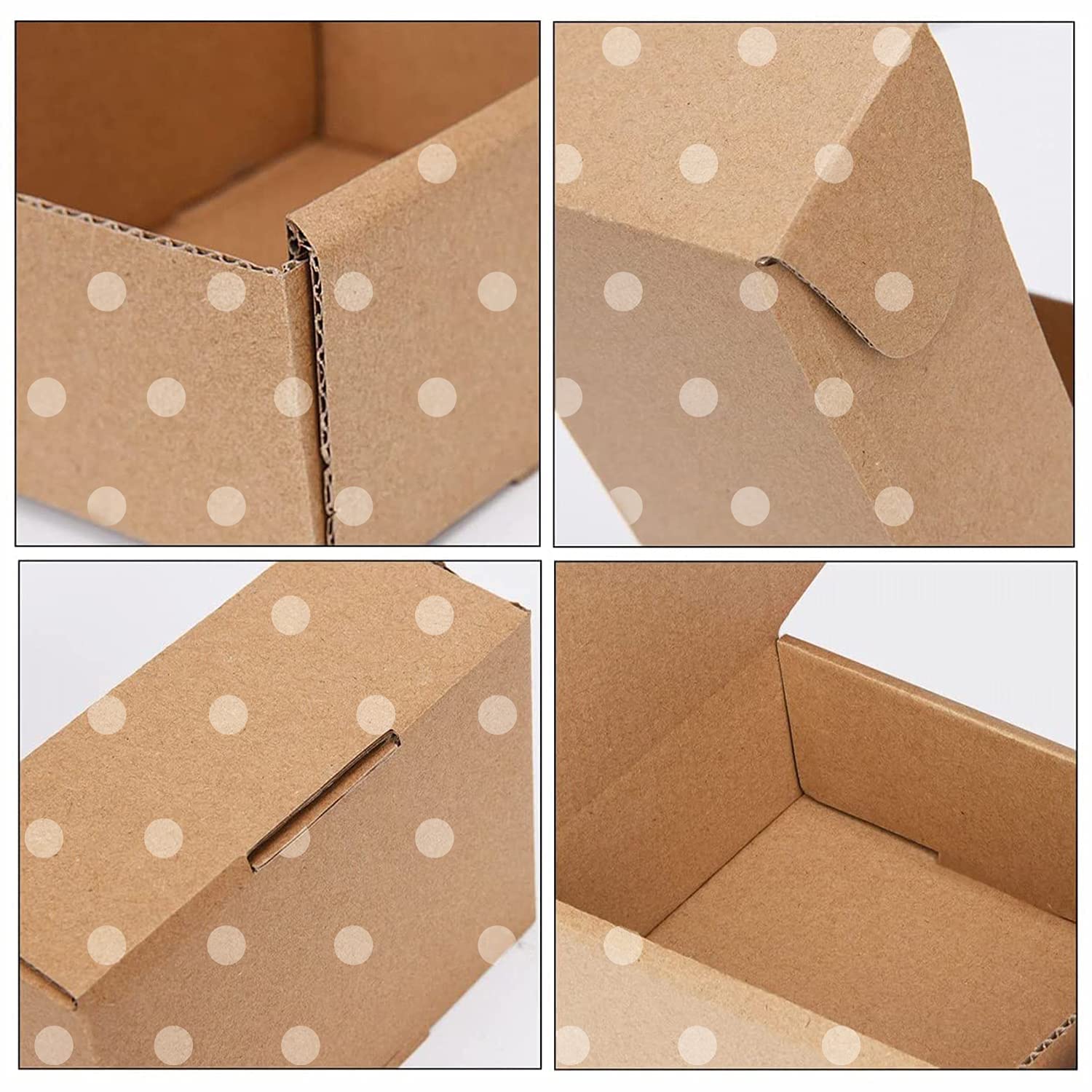 25 Pack Brown Corrugated Mailer Boxes 9x6x2