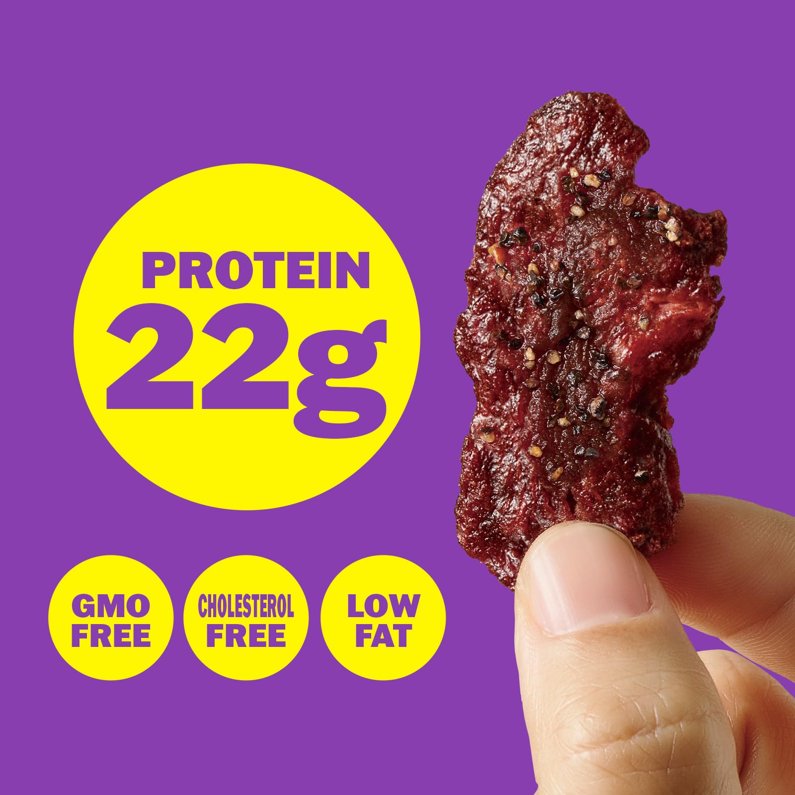 UNLIMEAT Plant-Based Jerky - High Protein, Korean, Non-GMO | Snack for Hiking & Travel