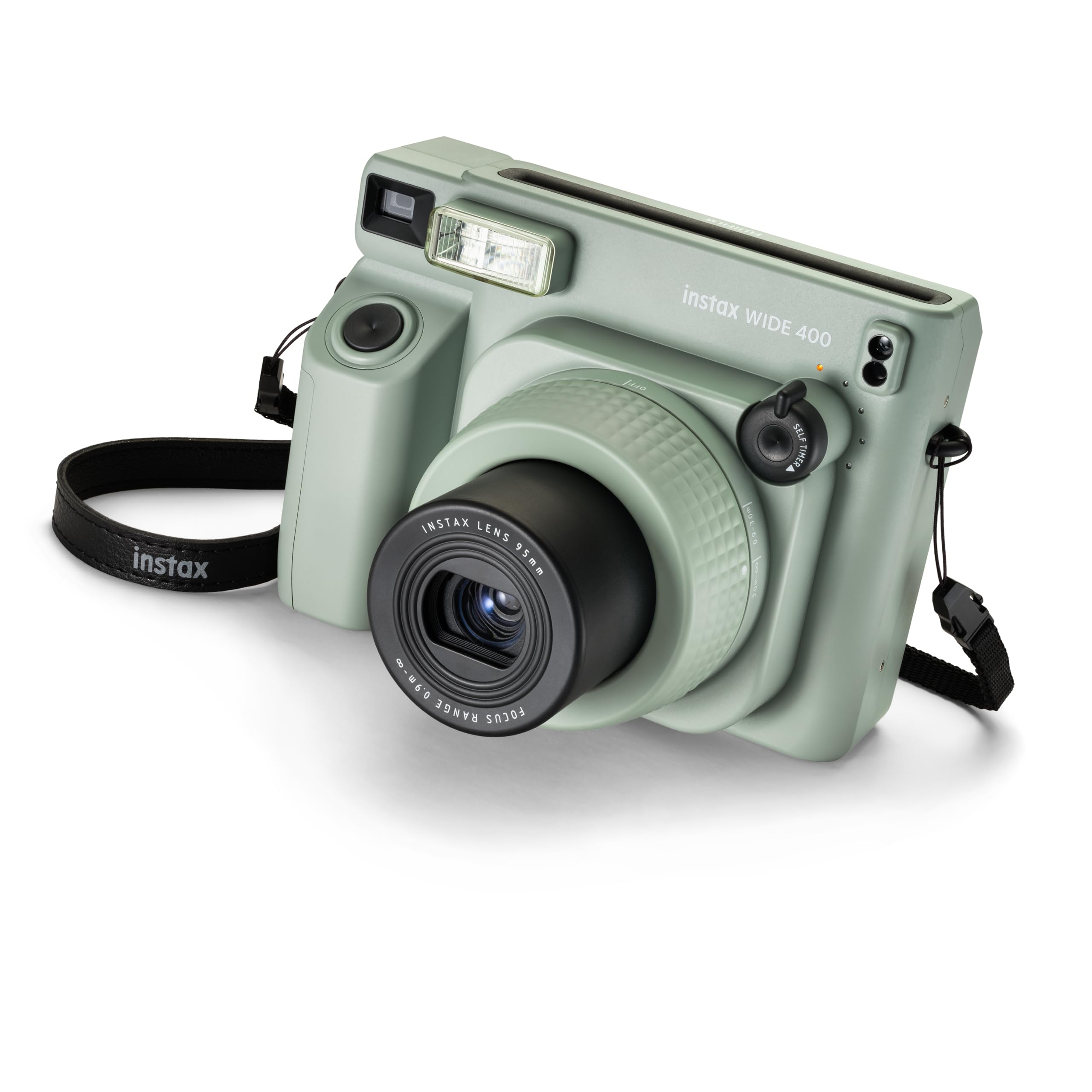 Fujifilm INSTAX Wide 400 Instant Film Camera (Sage Green) - Wide Format Instant Photos for Parties, Travel & Memories - Perfect for Weddings, Birthdays & Polaroid-Style Photography