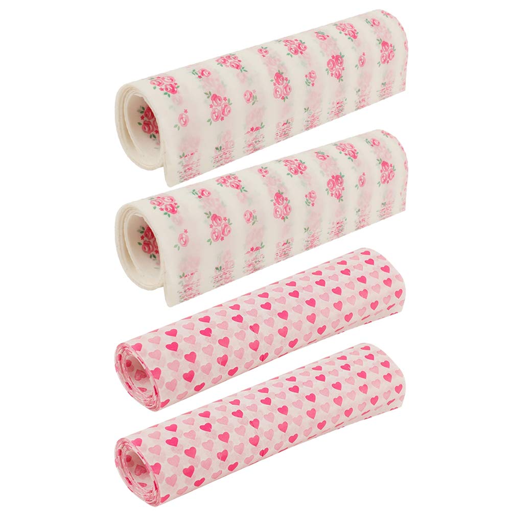 Angoily 200Pcs Food Wrapping Paper - Non-Stick Baking Wax Paper Sheets, Greaseproof Packing Paper for Cookies, Sandwiches & Snacks - Perfect for Baking, Meal Prep & Food Storage