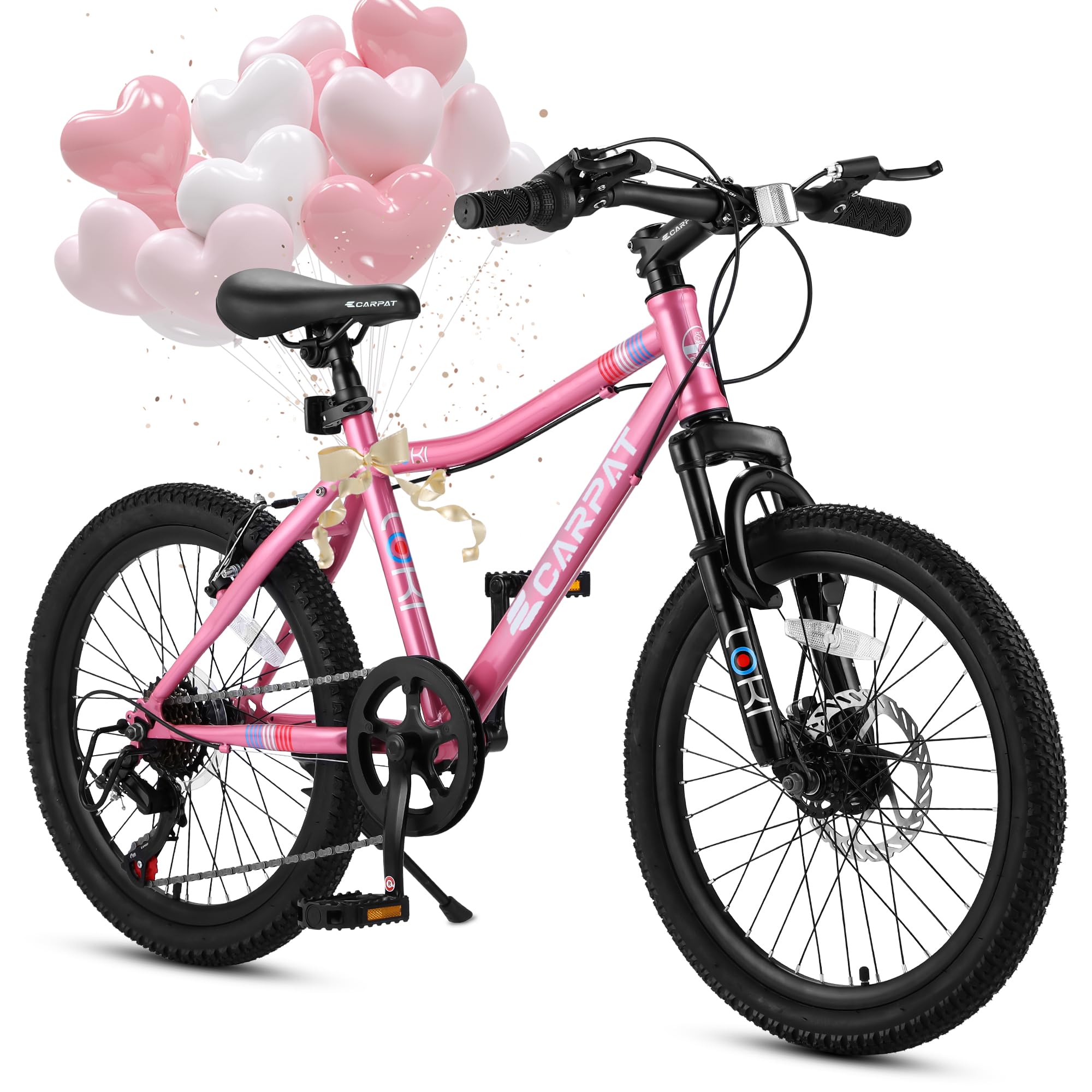 **20 Inch Kids' Bike for Ages 6-12 | 7-Speed Mountain Bike for Boys & Girls | Birthday Gift & Outdoor Cycling | City, Snow & Mountain Riding**