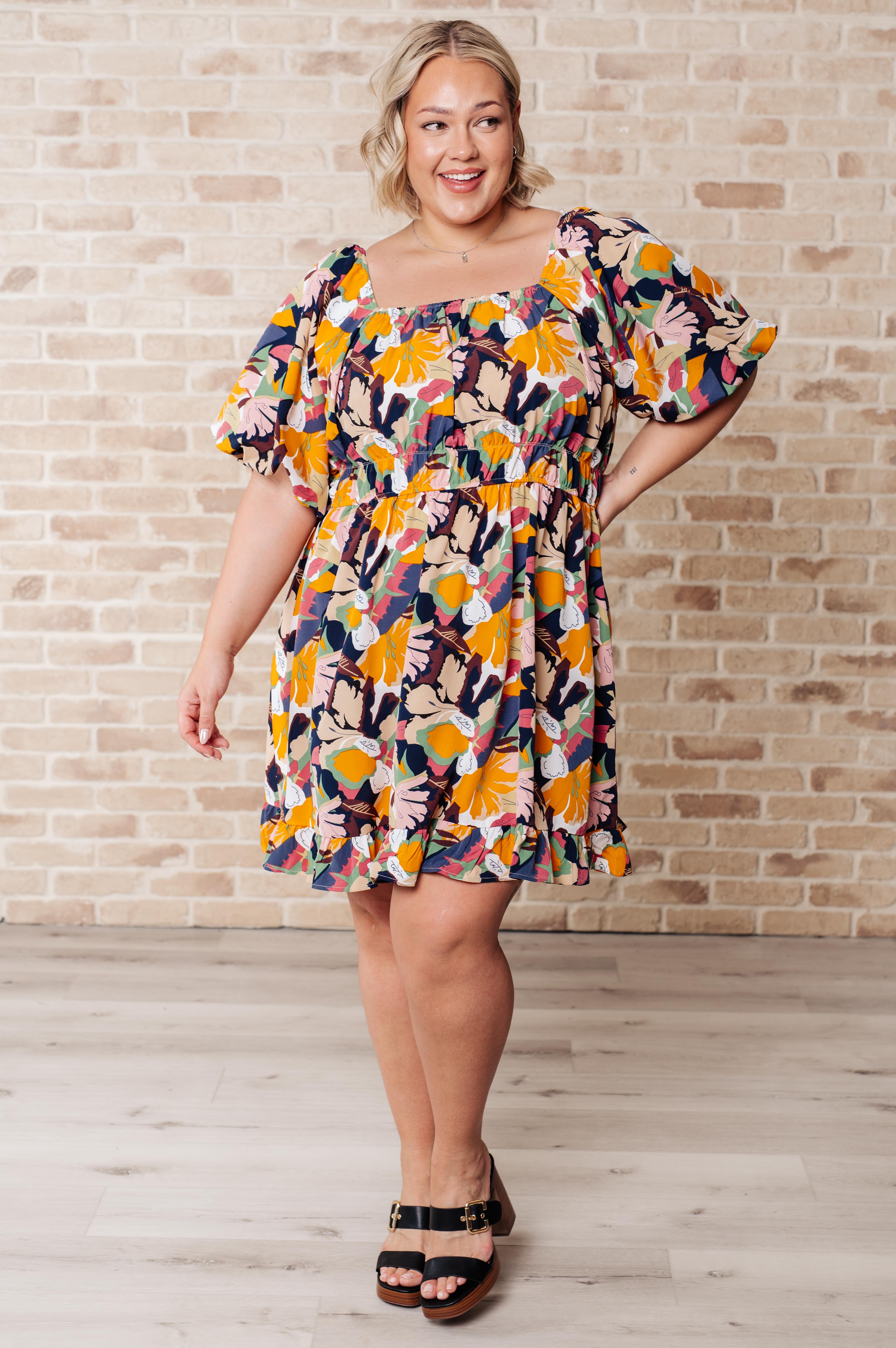 Just Hold On Floral Dress - Women's Summer Boho Maxi Dress with Pockets | Perfect for Beach Vacations, Date Nights & Outdoor Weddings