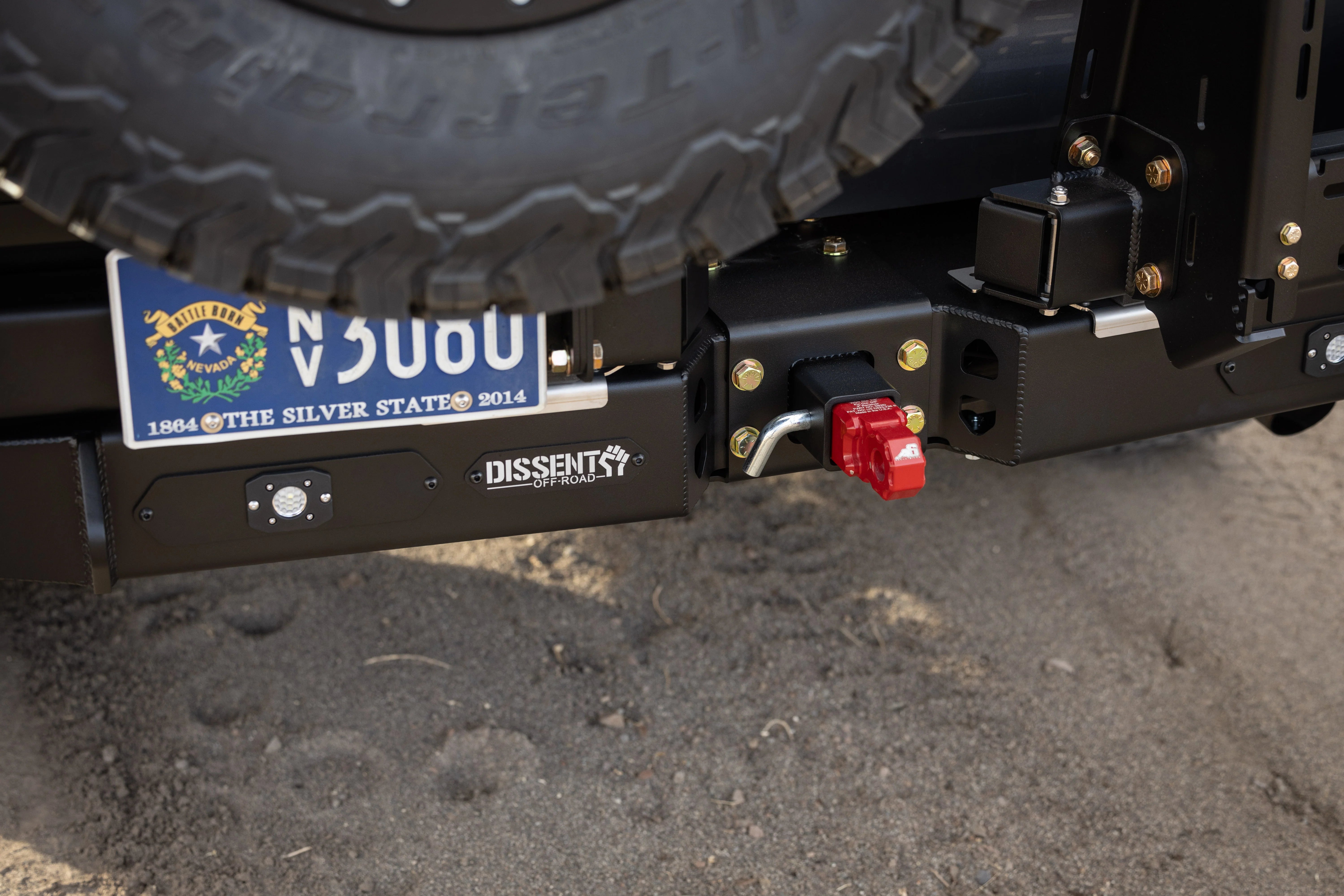 Dissent Off Road Modular Rear Bumper for 2010-2023 Lexus GX 460 | Heavy-Duty Off-Road Bumper with Winch Mount | Perfect for Overlanding & Rock Crawling Adventures