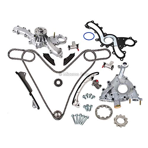 Mizumo Auto MA-4216897601 Timing Chain Kit with Water Pump & Oil Pump - Compatible with Lexus Toyota 3.5L DOHC 2GRFE 2GRFXE Engine - Perfect for Engine Rebuilds & Performance Upgrades