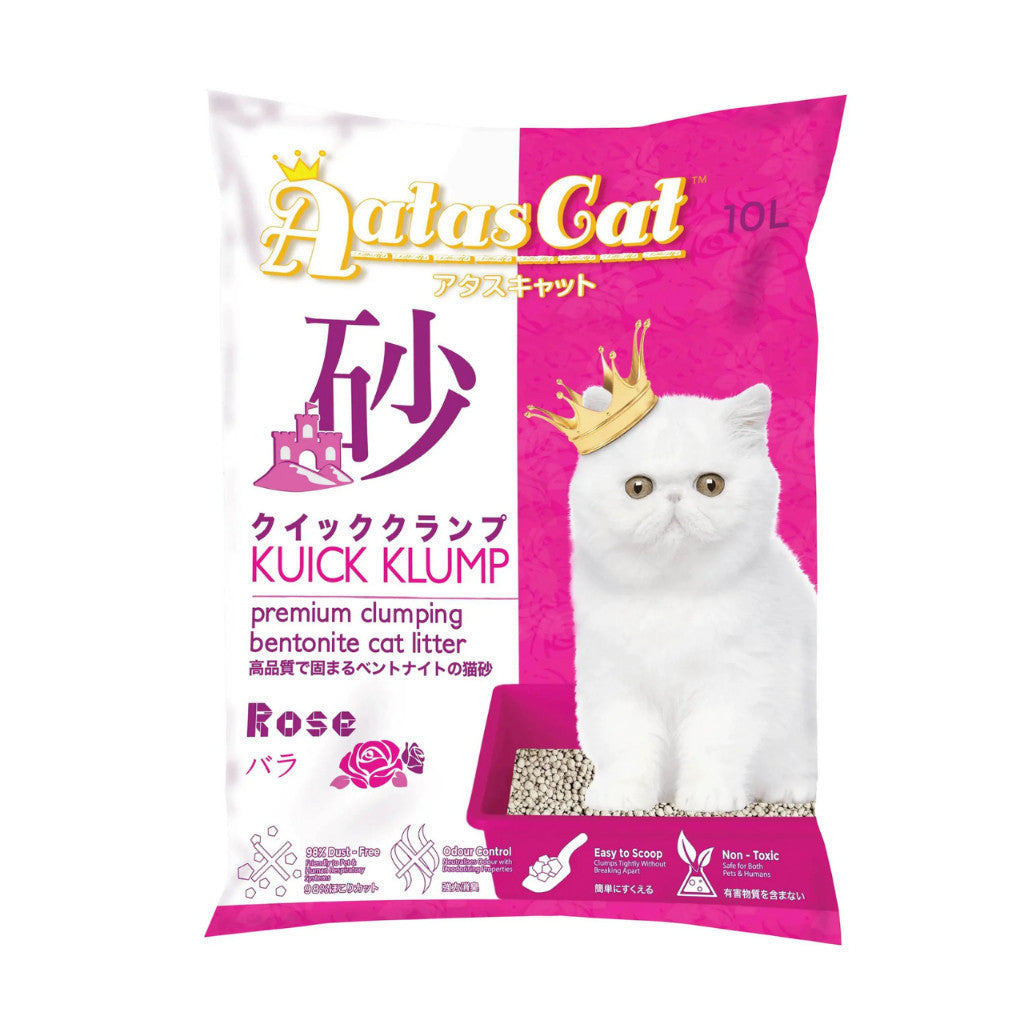 Premium Aatas Cat Litter - 6L Kofu Klump, 7L Krisp Klump Paper & 10L Kuick Klump Bentonite | Odor Control, Super Absorbent & Hygienic | Ideal for Multi-Cat Homes & Small Apartments