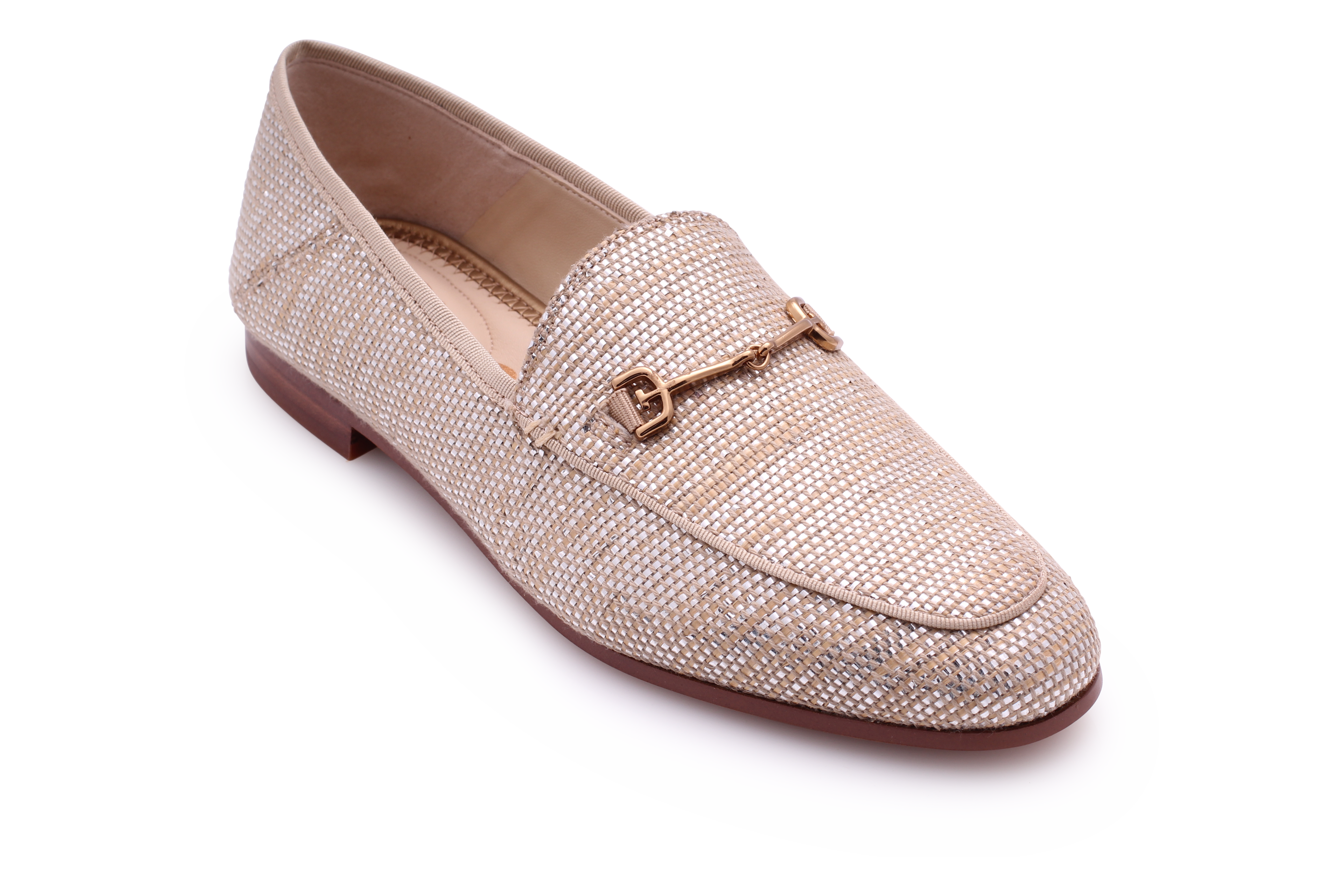 Sam Edelman Loraine Woven Loafers - Women's Comfortable Slip-On Shoes for Work & Casual Wear | Office, Travel & Everyday Use