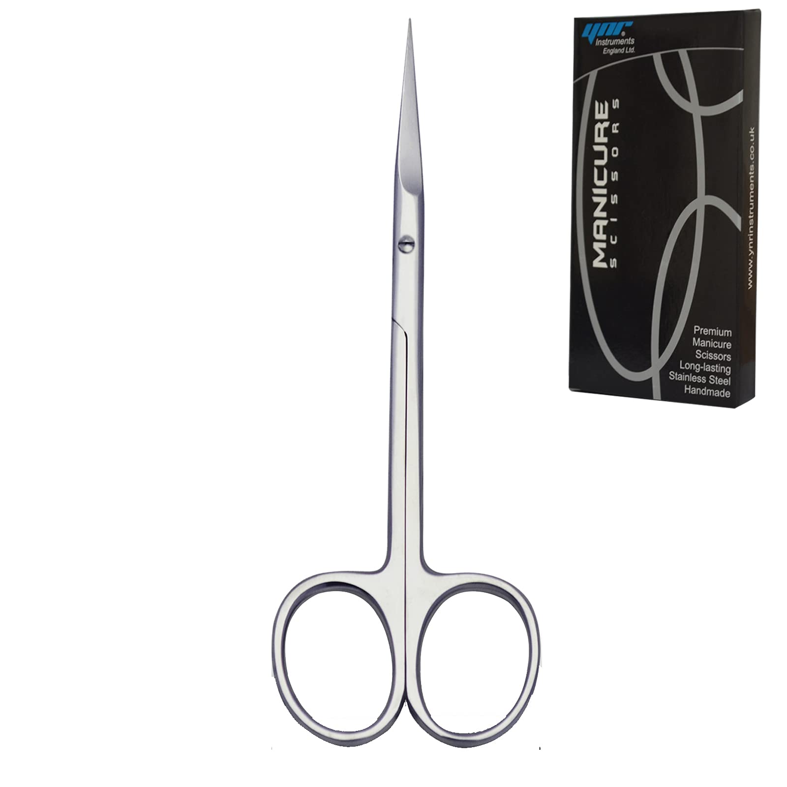 Professional Nail Scissors Set - Stainless Steel Cuticle & Manicure Scissors with Straight & Curved Tips for Precise Nail Art & Grooming (CS-05) - Perfect for Salon, Home Pedicure & DIY Nail Care