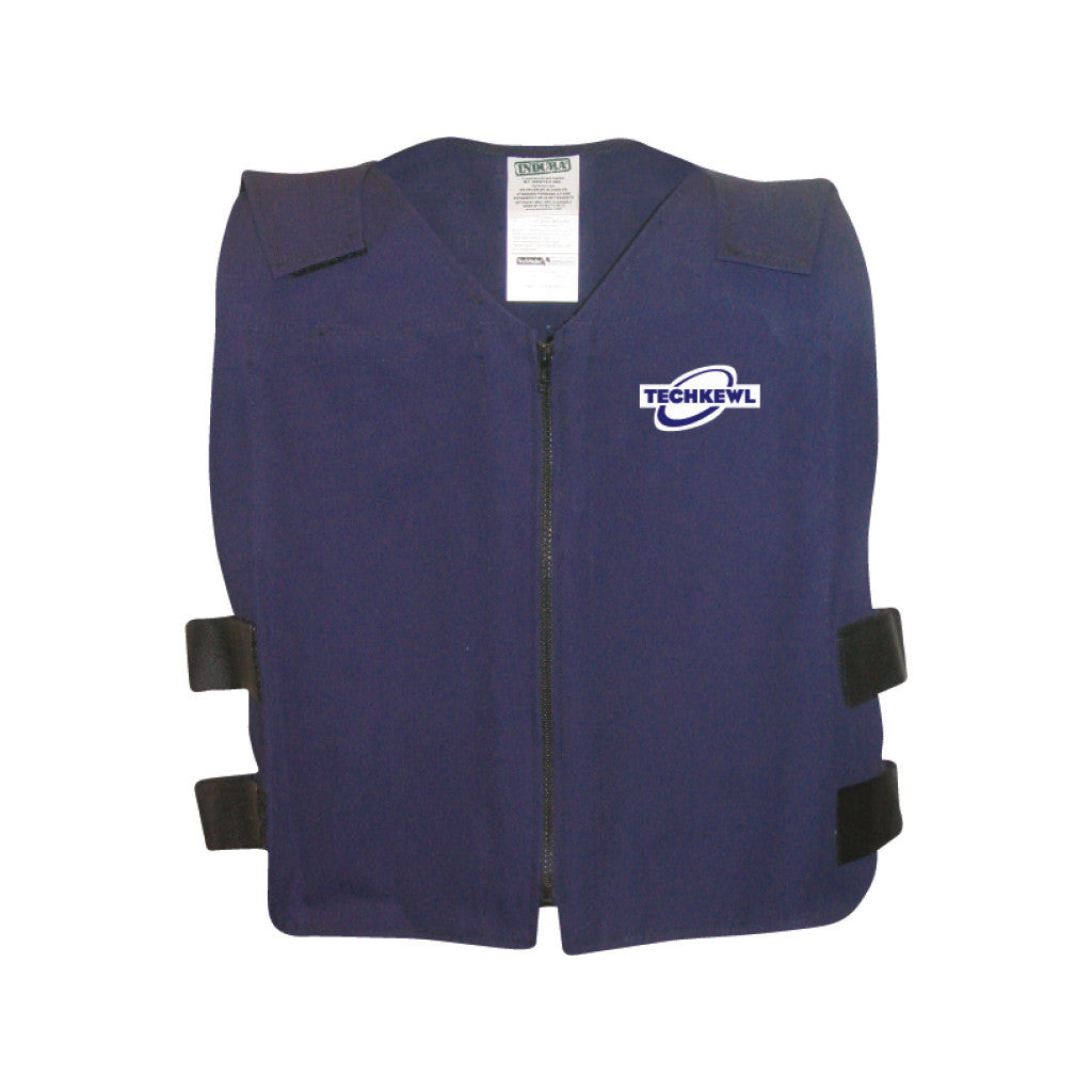 TECHKEWL™ Phase Change Cooling Vest with Indura® Technology - Stay Cool in Hot Weather for Outdoor Work, Sports & Summer Activities