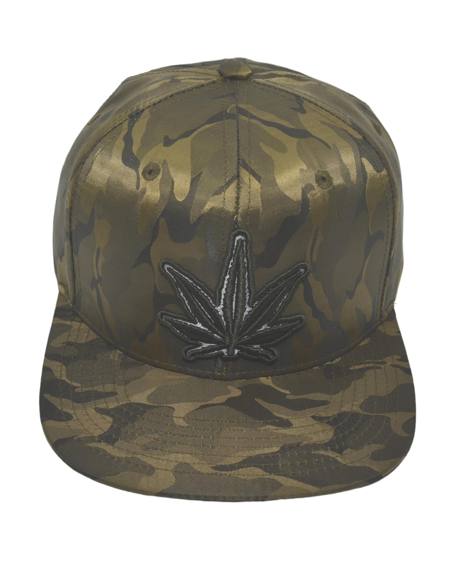 Popfizzy Weed Hat - Unisex Cannabis Baseball Cap with Pot Leaf Design | Marijuana Snapback for Stoners & Rappers | Perfect for Festivals, Concerts & 420 Gifts