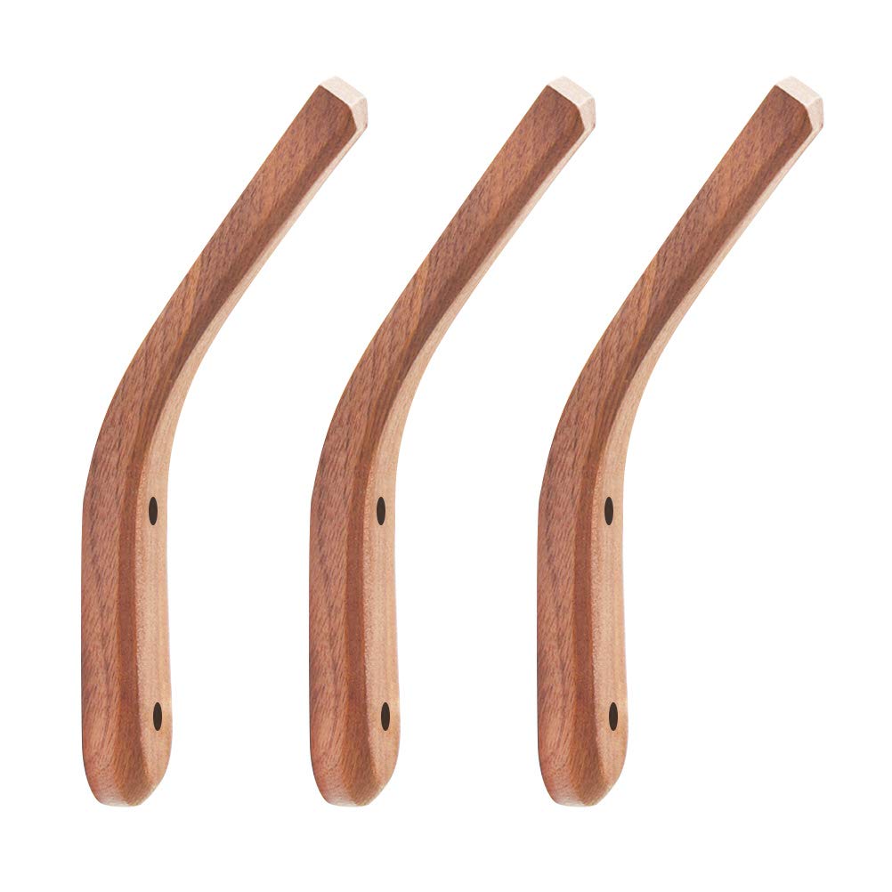 3-Pack Cabilock Decorative Wall Hooks - Stylish Coat Hangers & Key Holders for Entryway, Bedroom, and Bathroom Organization