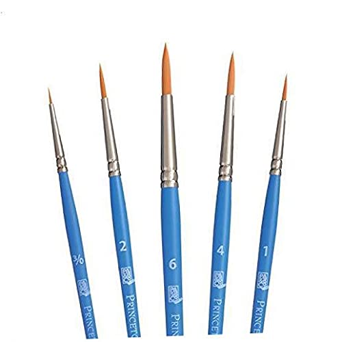 Princeton Select Artiste Series 3750 Paint Brush Set - 5 Professional Brushes for Acrylic, Watercolor & Oil Painting - 4 Pack - Perfect for Artists, Beginners & Classroom Use