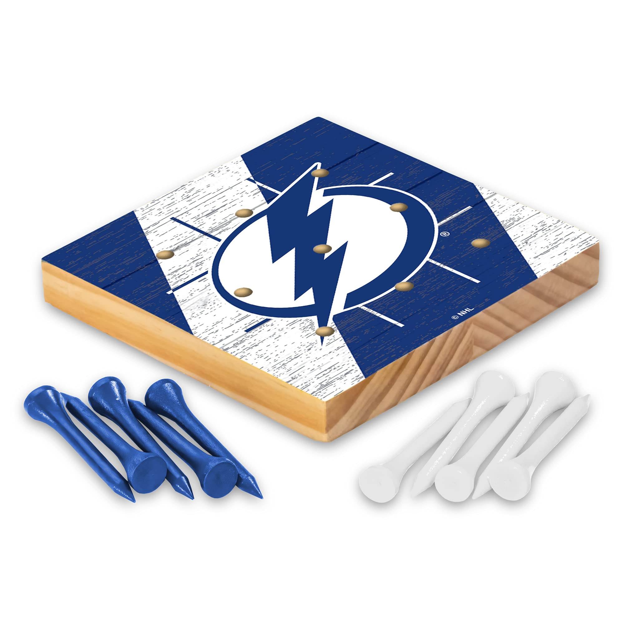 NHL Wooden Travel Tic Tac Toe Game by Rico Industries - 4.25