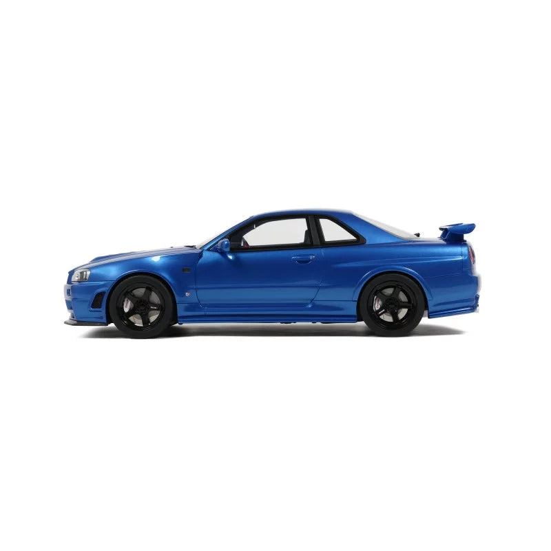 Preorder Ottomobile 1:12 Scale Nissan Skyline R34 Z-Tune 2005 Diecast Model Car in Bayside Blue - Limited Edition Collectible for Car Enthusiasts & Display Showcase - Perfect for Home Office Decor, Gift for Car Lovers, and Model Car Collections