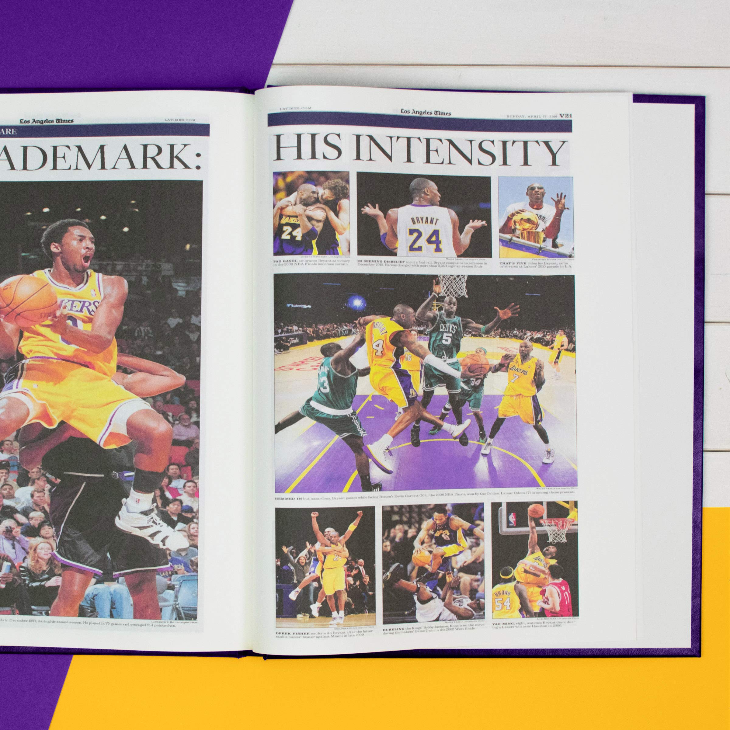 Personalized A3 Large Deluxe Hardcover NBA Basketball History Book - Gold Embossed Name - Signature Keepsake Gift for Basketball Fans - Perfect for Sports Memorabilia Collections & Anniversary Gifts