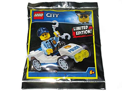 LEGO City Police Officer Toy Set with Police Cruiser Car & Handcuffs - Pretend Play, Role Play & Collectible Building Blocks for Kids (Ages 5+) | Perfect for Birthday Gifts & Christmas Presents