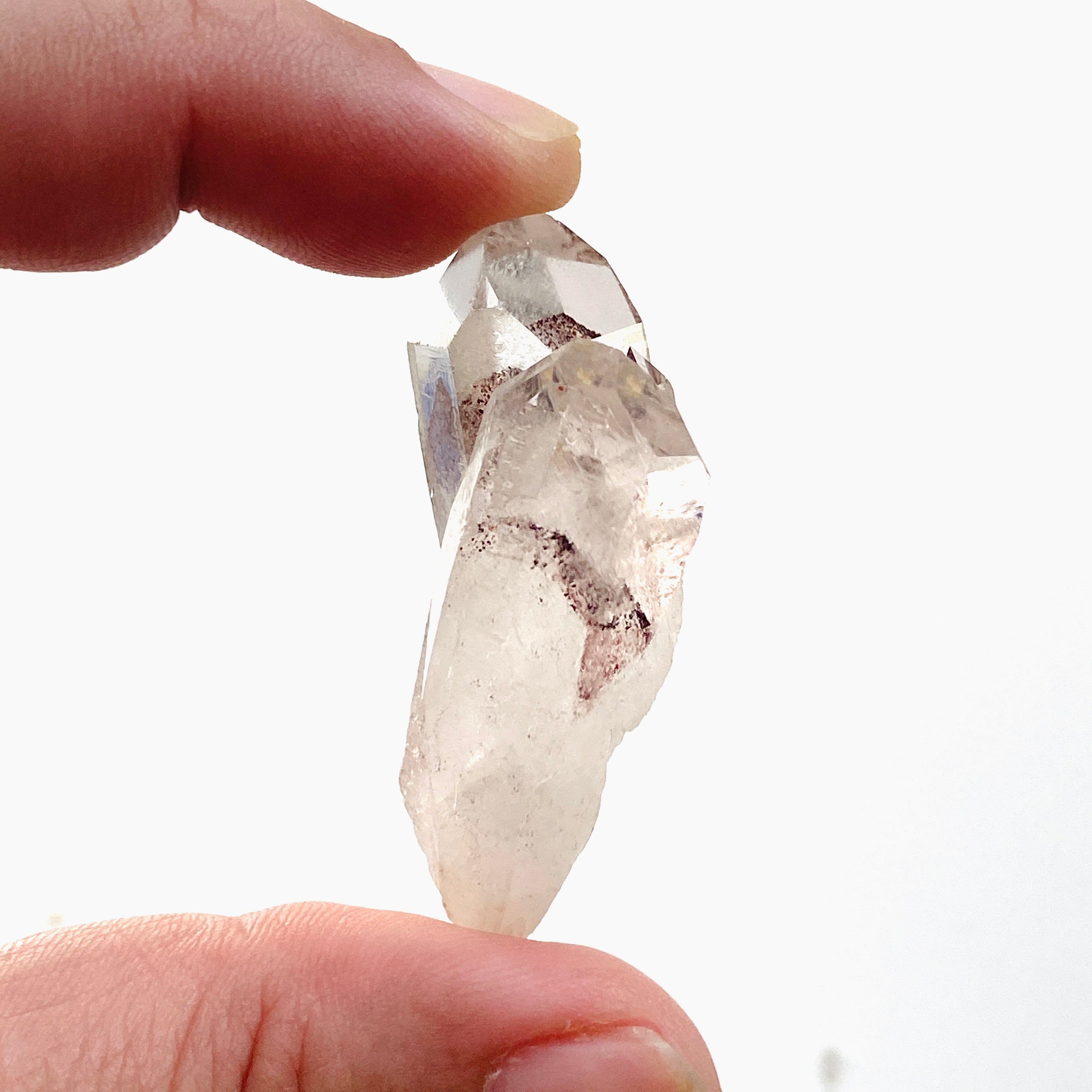 Premium Fire Quartz Phantom Crystal - 22g, 51x26mm (INFQ 02) - Perfect for Meditation, Energy Healing & Spiritual Decor