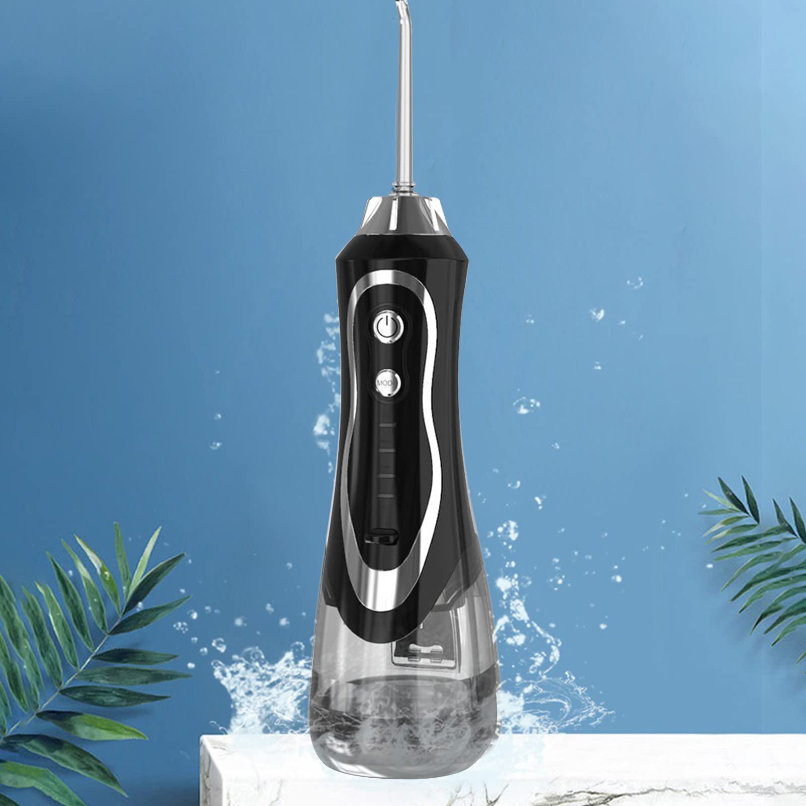 Kimanli Cordless Water Flosser - Rechargeable IPX7 Waterproof Electric Dental Flosser for Teeth Cleaning, Portable Oral Irrigator for Travel & Home Use | Perfect for Family, Camping & On-the-Go Oral Care